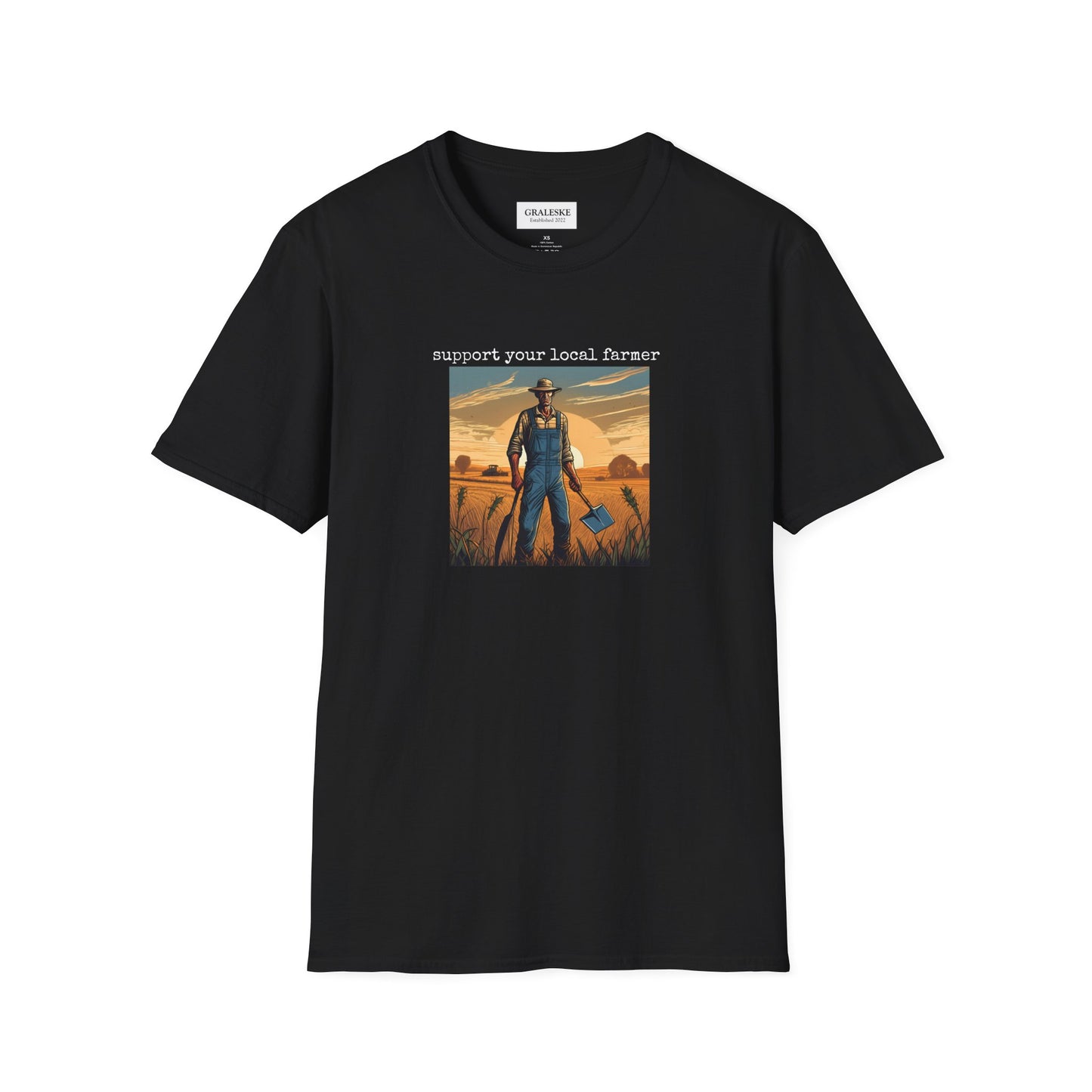 Farmer Support Unisex T-Shirt - Farmer Facing Off - Graleske