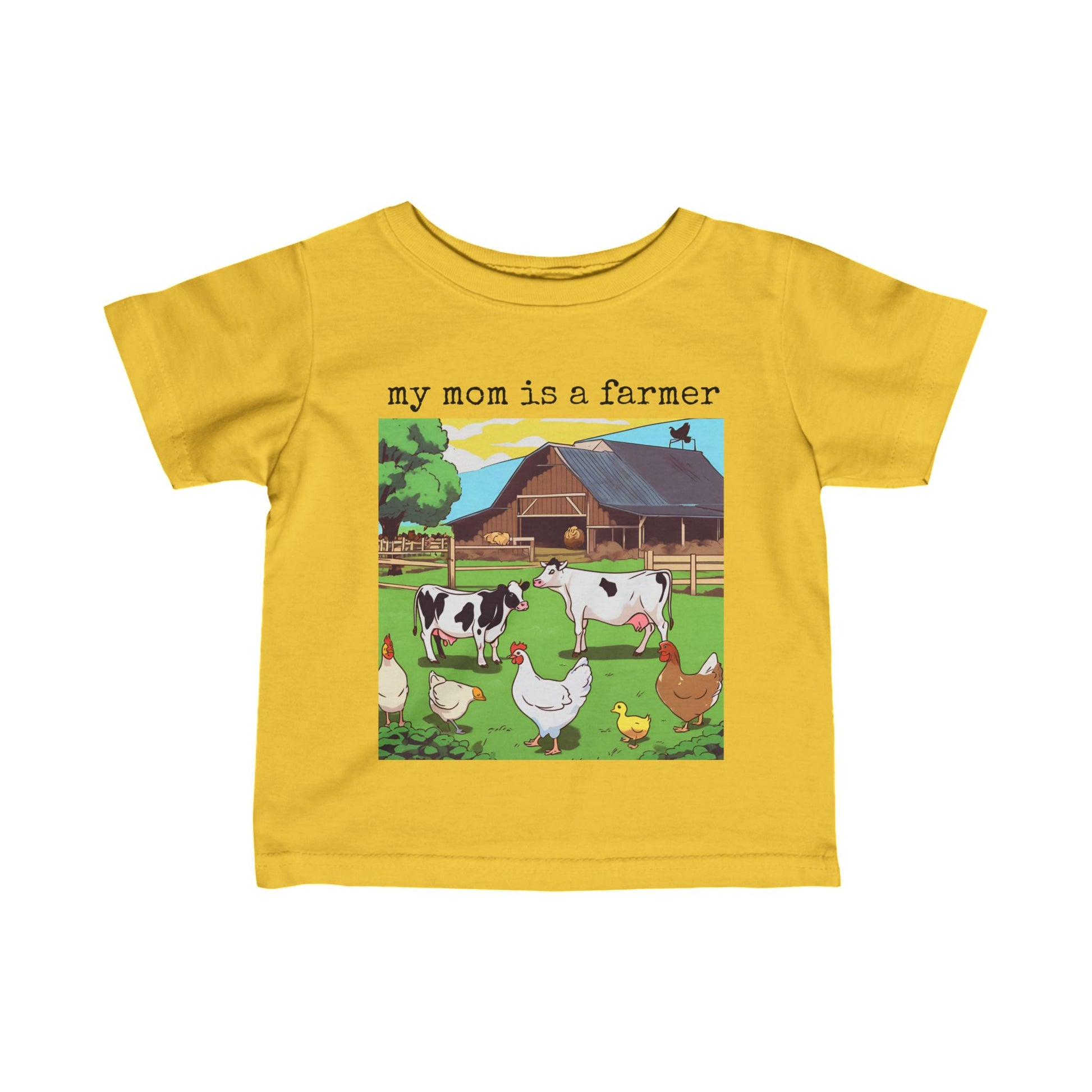 Toddler Farmer T-Shirt - my mom is a farmer - 2024 #2 - Graleske