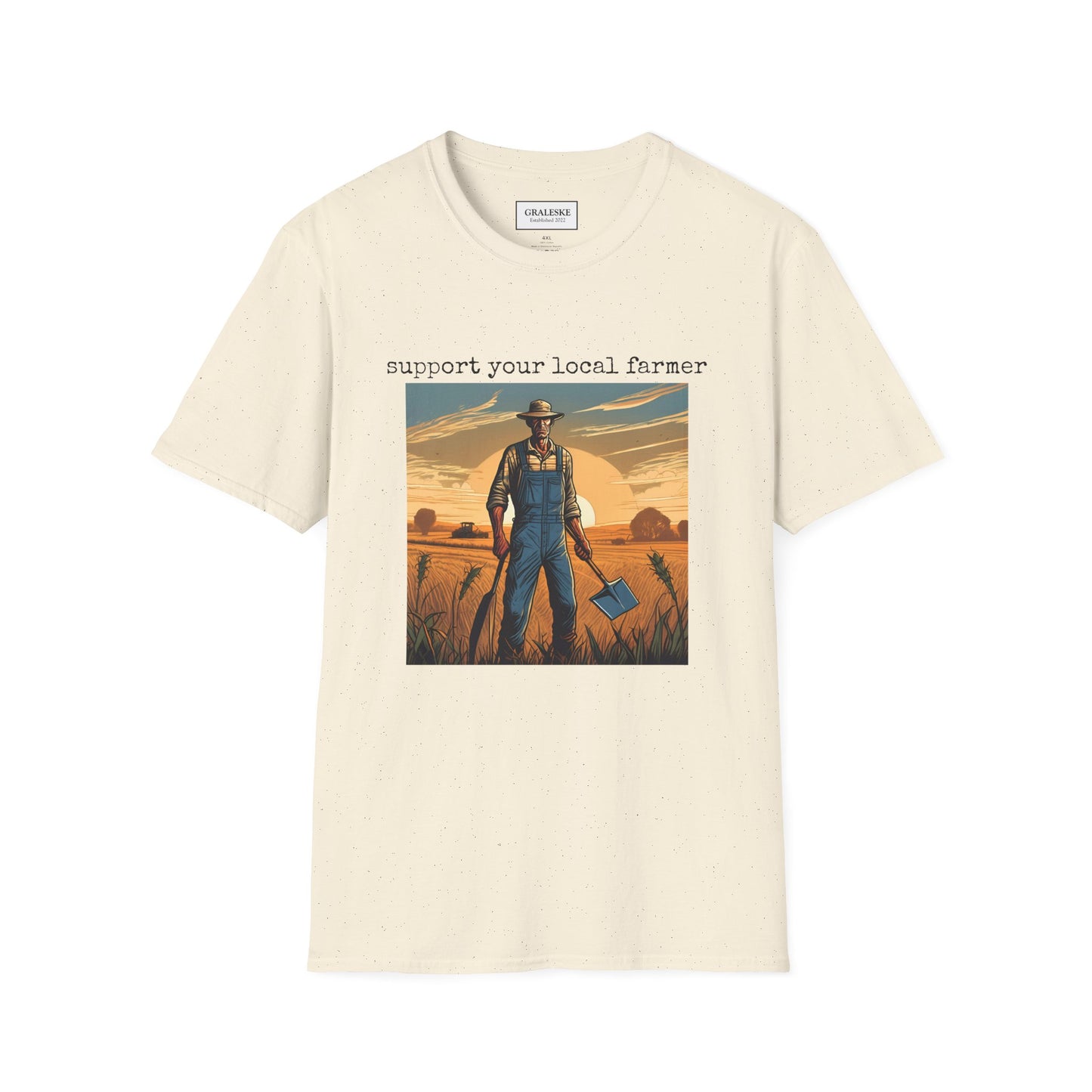 Farmer Support Unisex T-Shirt - Farmer Facing Off - Graleske