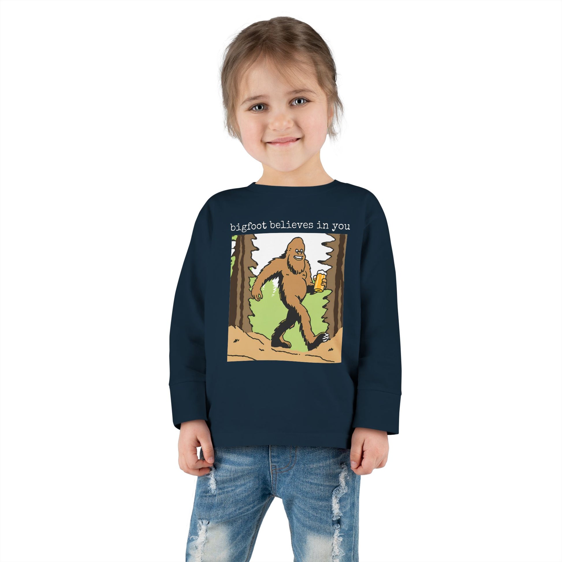 Toddler Tee - Bigfoot Believes in You - Graleske