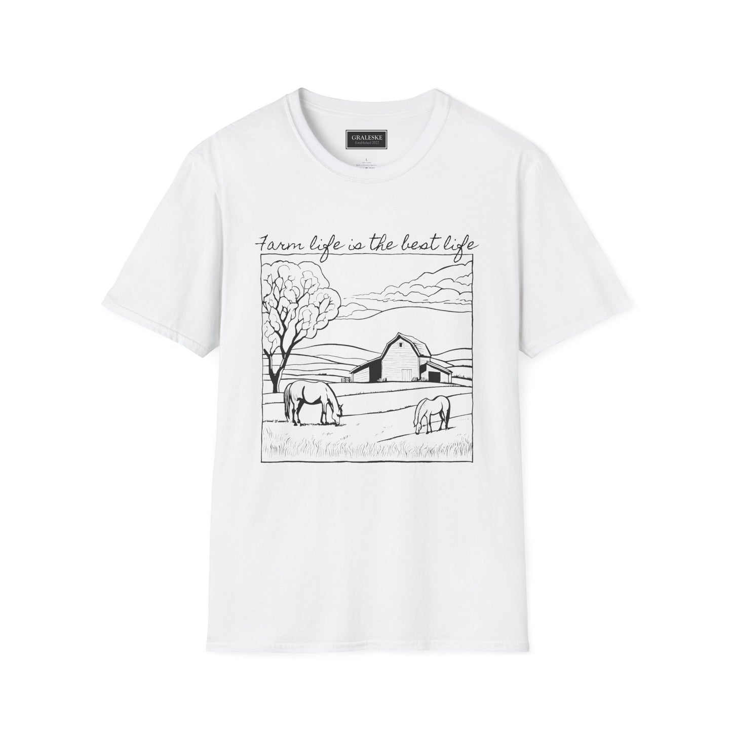 Farm Life Unisex T-Shirt - Fall 2024 - Horse - Graleske