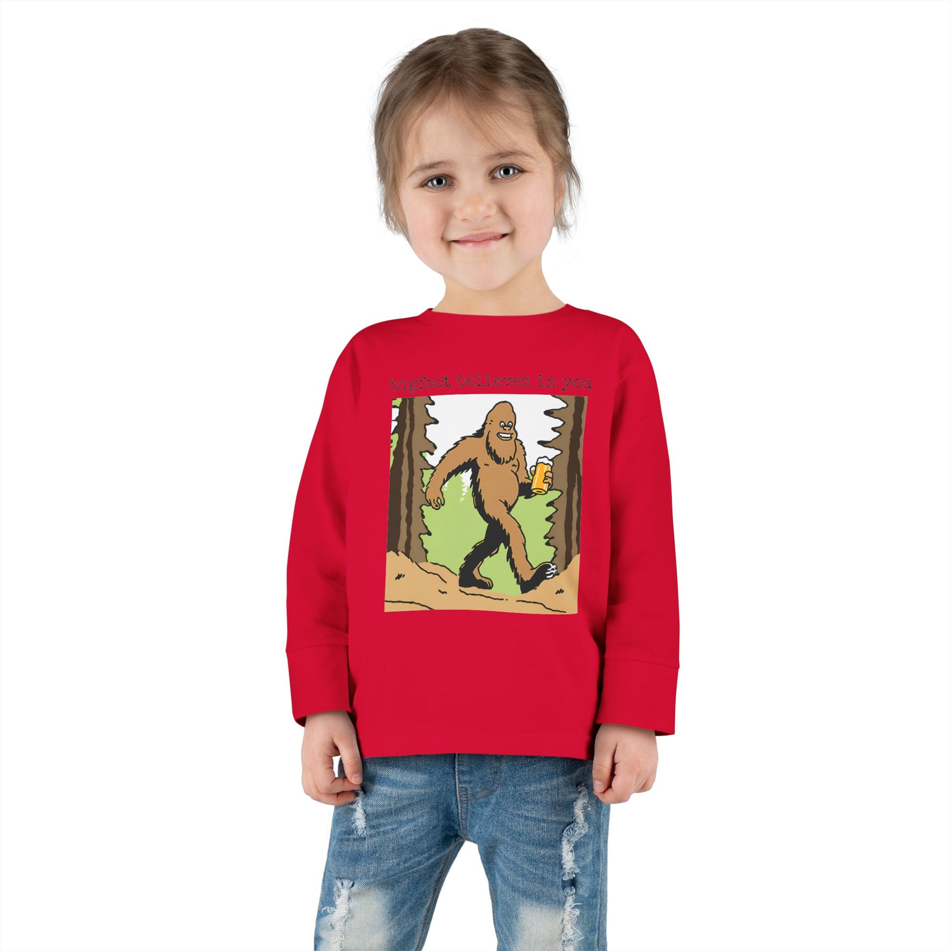 Toddler Tee - Bigfoot Believes in You - Graleske