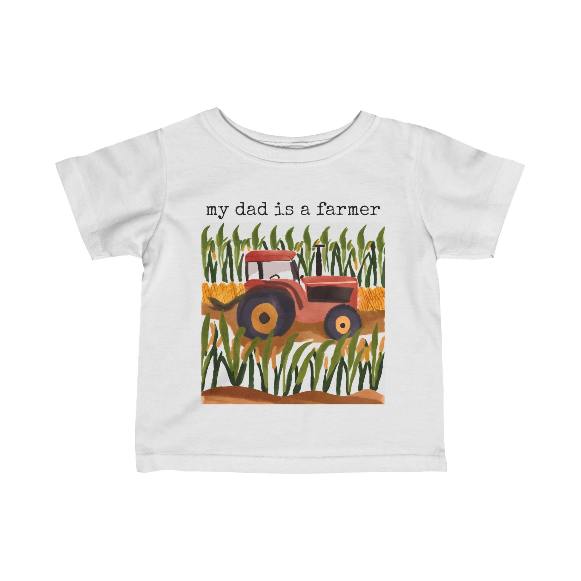 Toddler Farmer T-Shirt - my dad is a farmer - 2024 #1 - Graleske