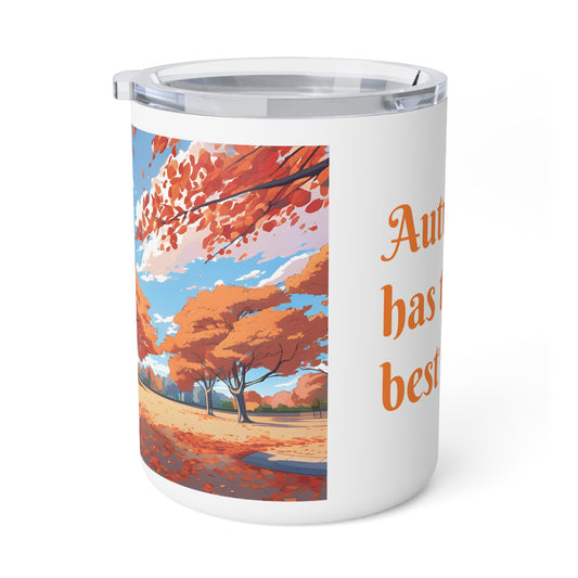 Autumn has the best days - 2024 #1 - Insulated Coffee Mug, 10oz - Graleske