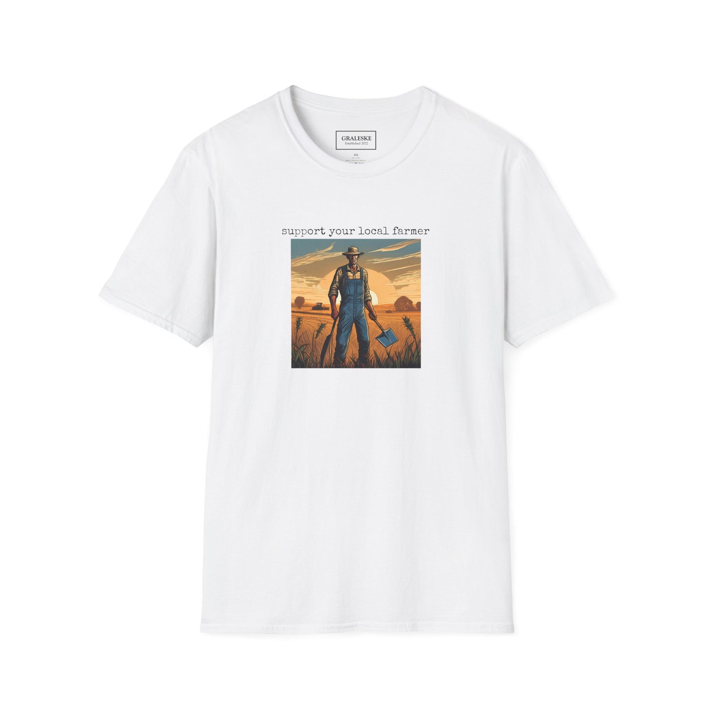 Farmer Support Unisex T-Shirt - Farmer Facing Off - Graleske