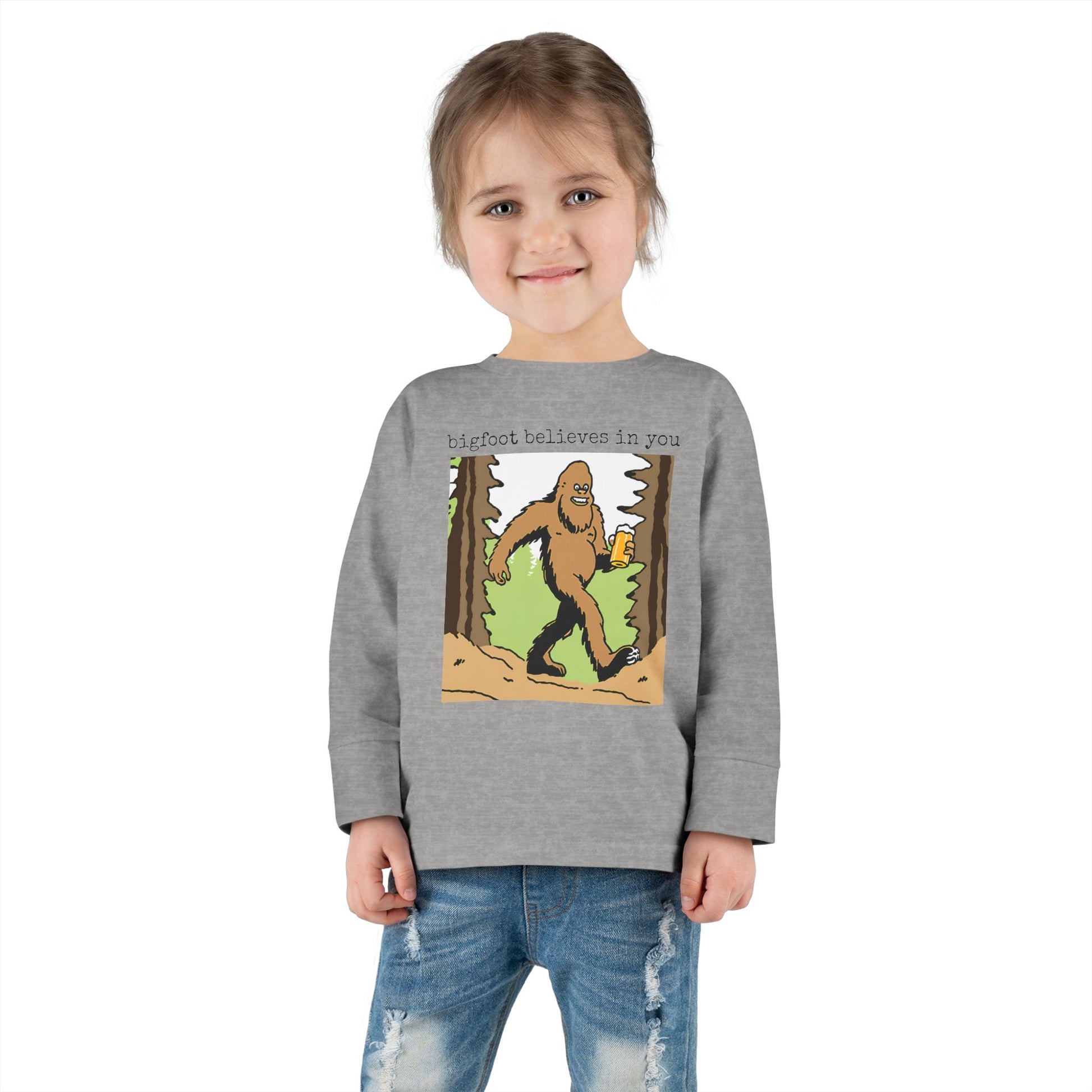 Toddler Tee - Bigfoot Believes in You - Graleske