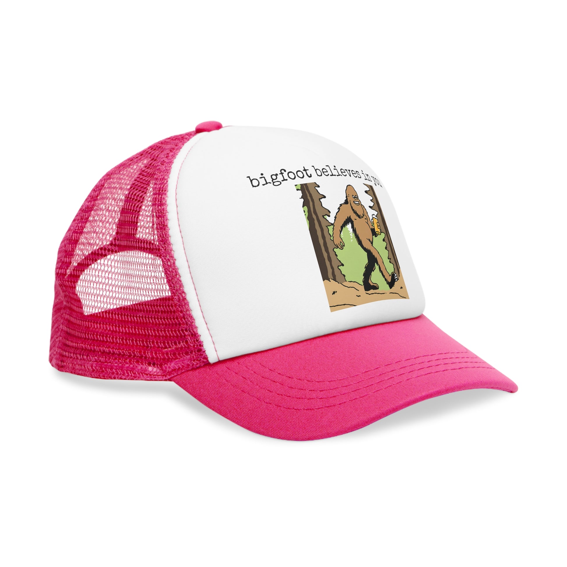 Mesh Cap - bigfoot believes in you - Graleske