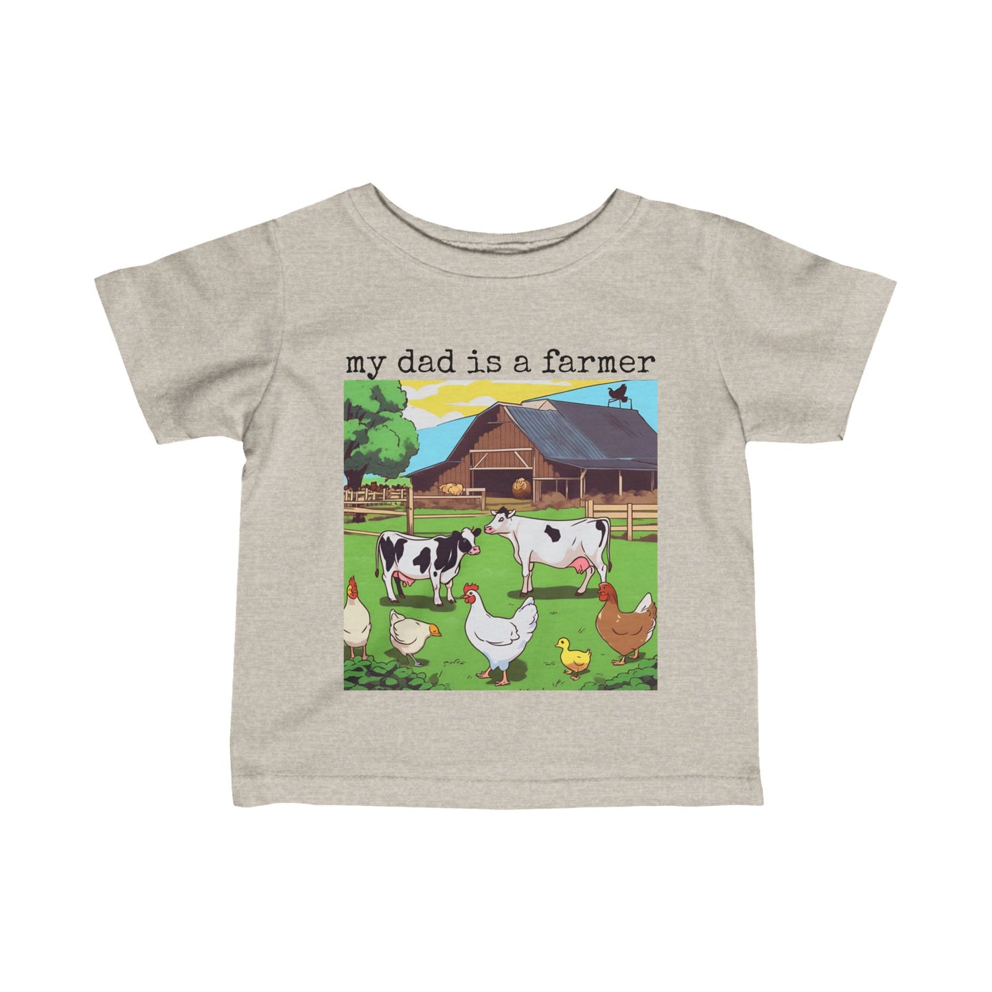 Toddler Farmer T-Shirt - my dad is a farmer - 2024 #2 - Graleske