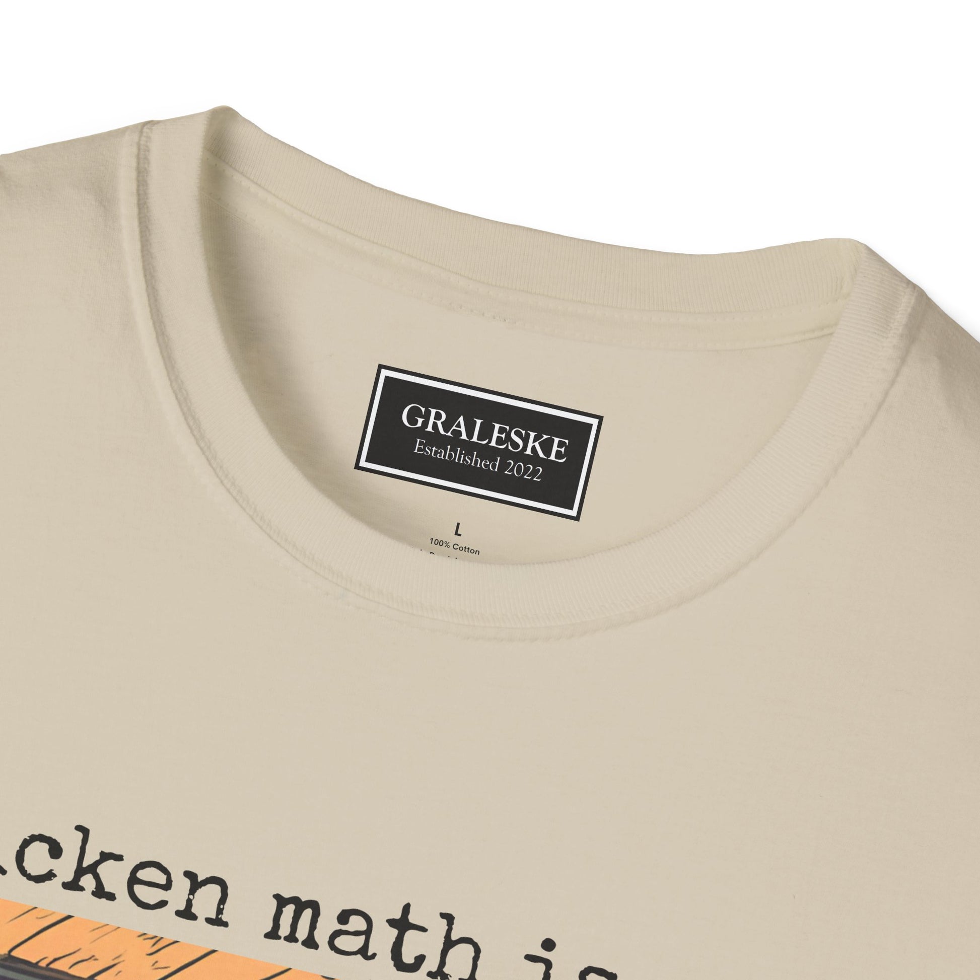 Chicken Math Unisex T-Shirt - Funny Chicken Lover Graphic Tee - Graleske