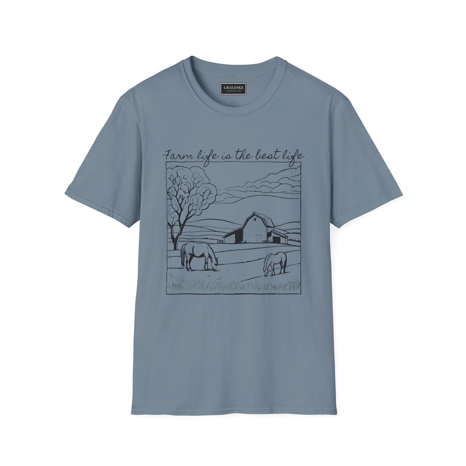 Farm Life Unisex T-Shirt - Fall 2024 - Horse - Graleske