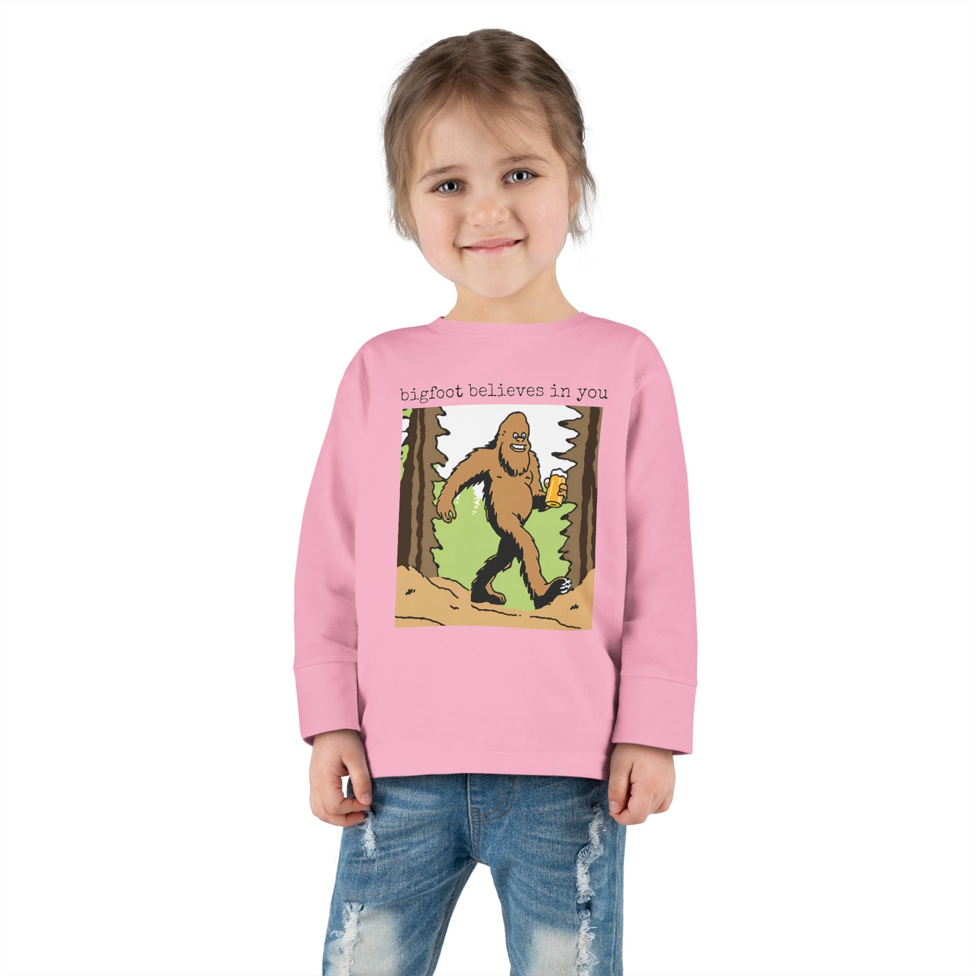 Toddler Tee - Bigfoot Believes in You - Graleske