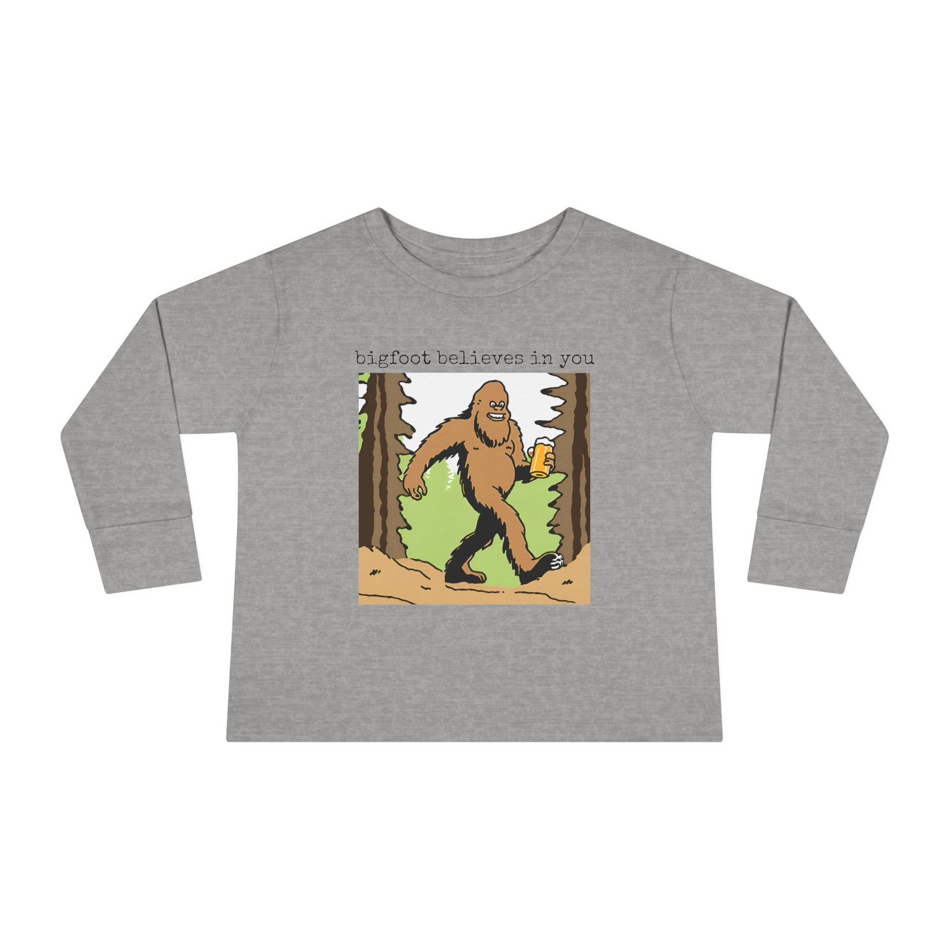 Toddler Tee - Bigfoot Believes in You - Graleske