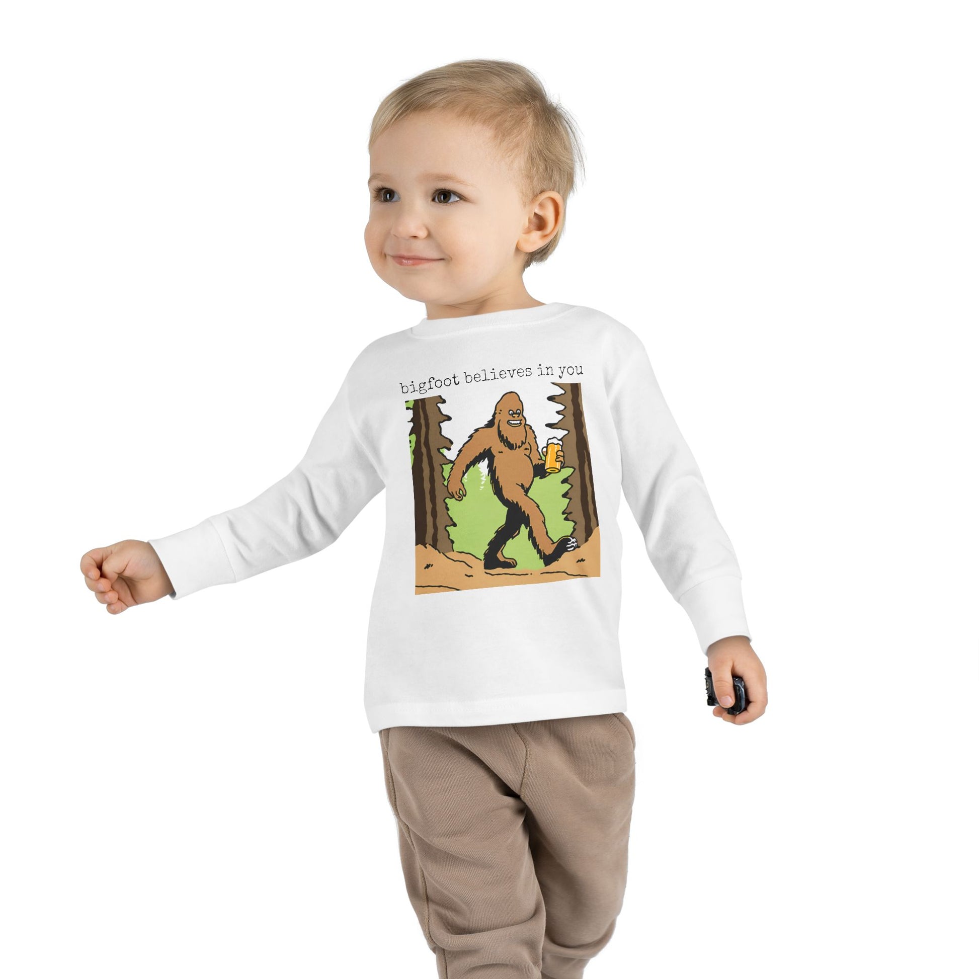 Toddler Tee - Bigfoot Believes in You - Graleske