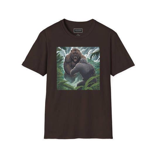 Grizzly vs Gorilla - Unisex T-Shirt - Graleske