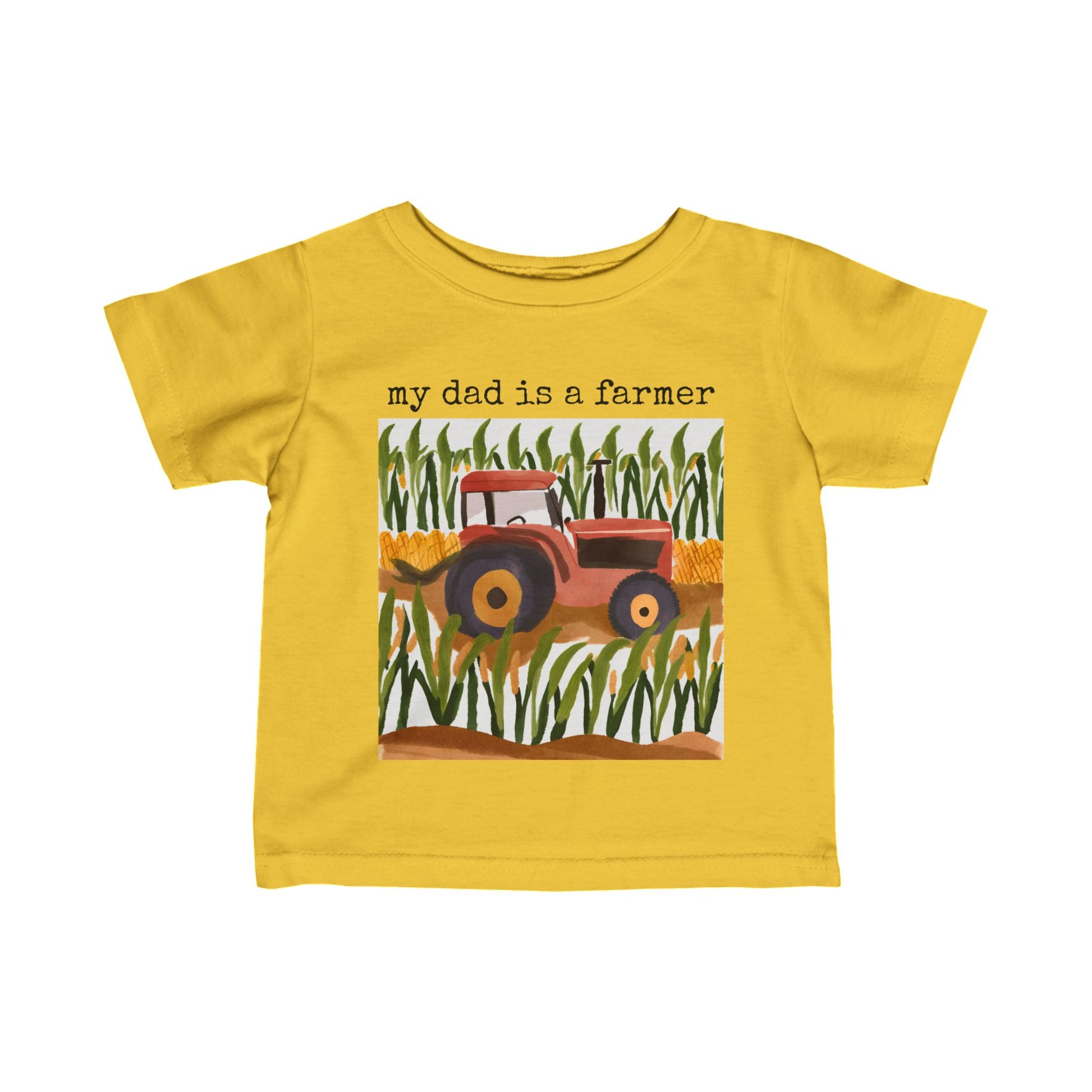 Toddler Farmer T-Shirt - my dad is a farmer - 2024 #1 - Graleske