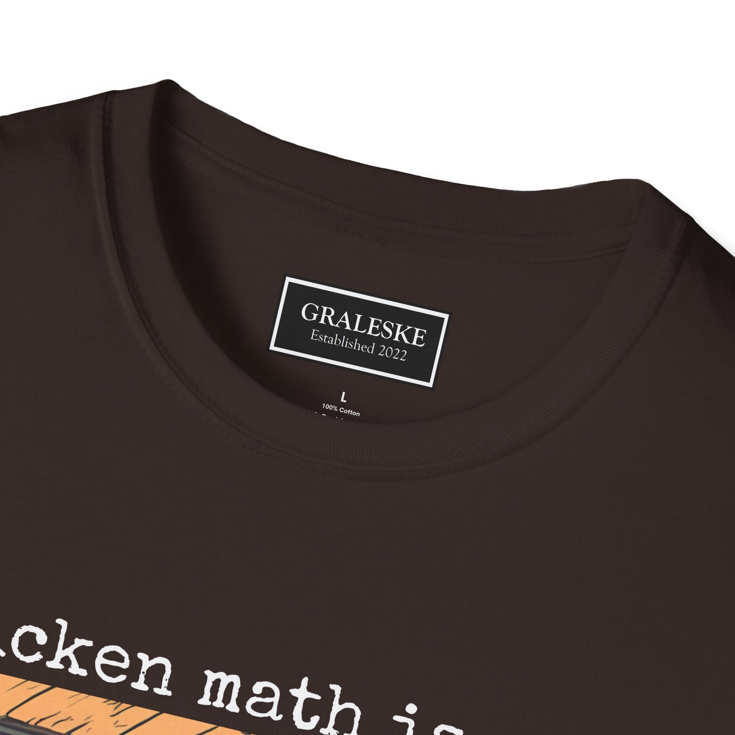 Chicken Math Unisex T-Shirt - Funny Chicken Lover Graphic Tee - Graleske