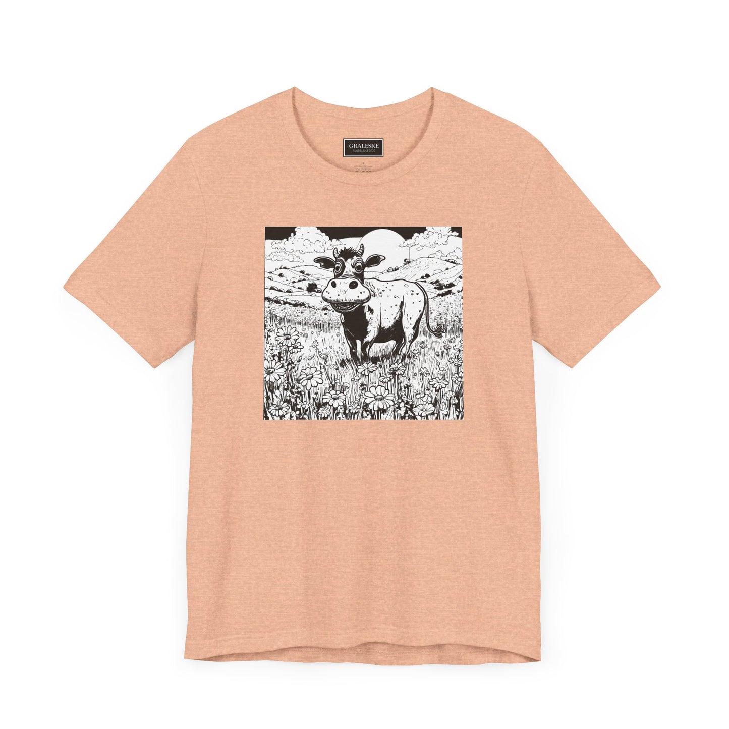 Trippy Cow Tee Shirt - Graleske