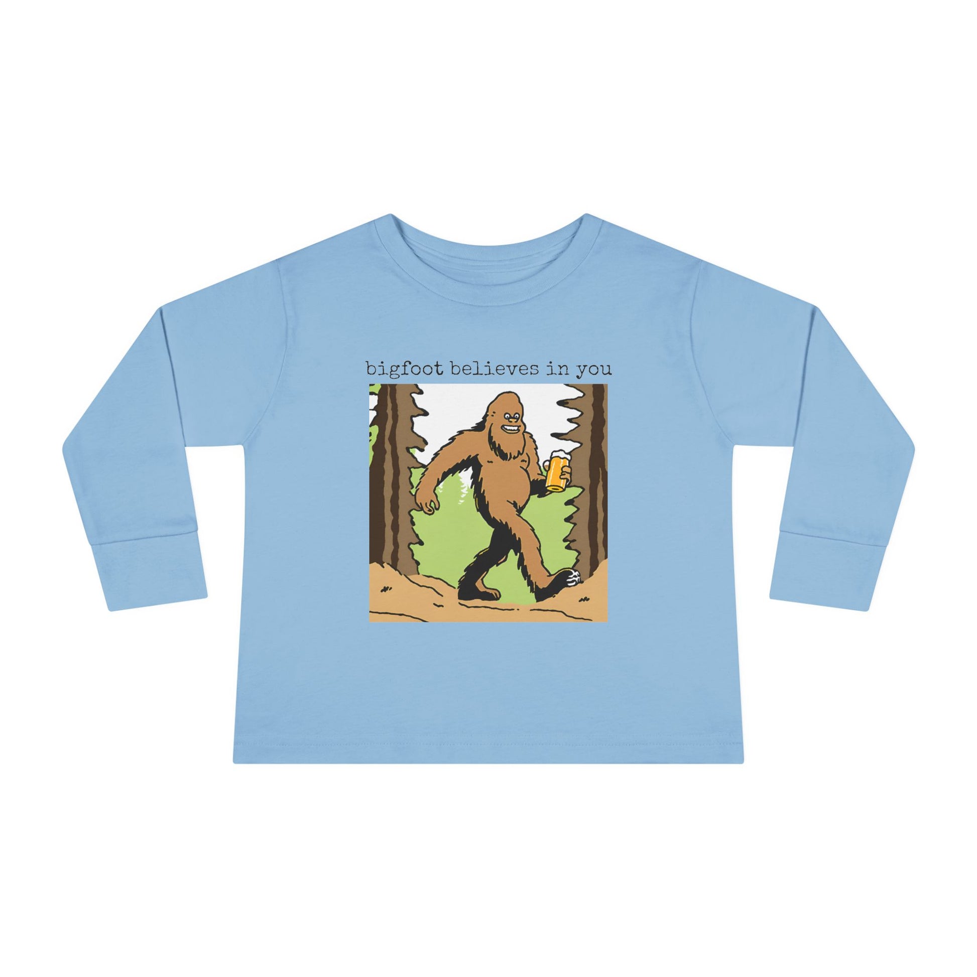 Toddler Tee - Bigfoot Believes in You - Graleske