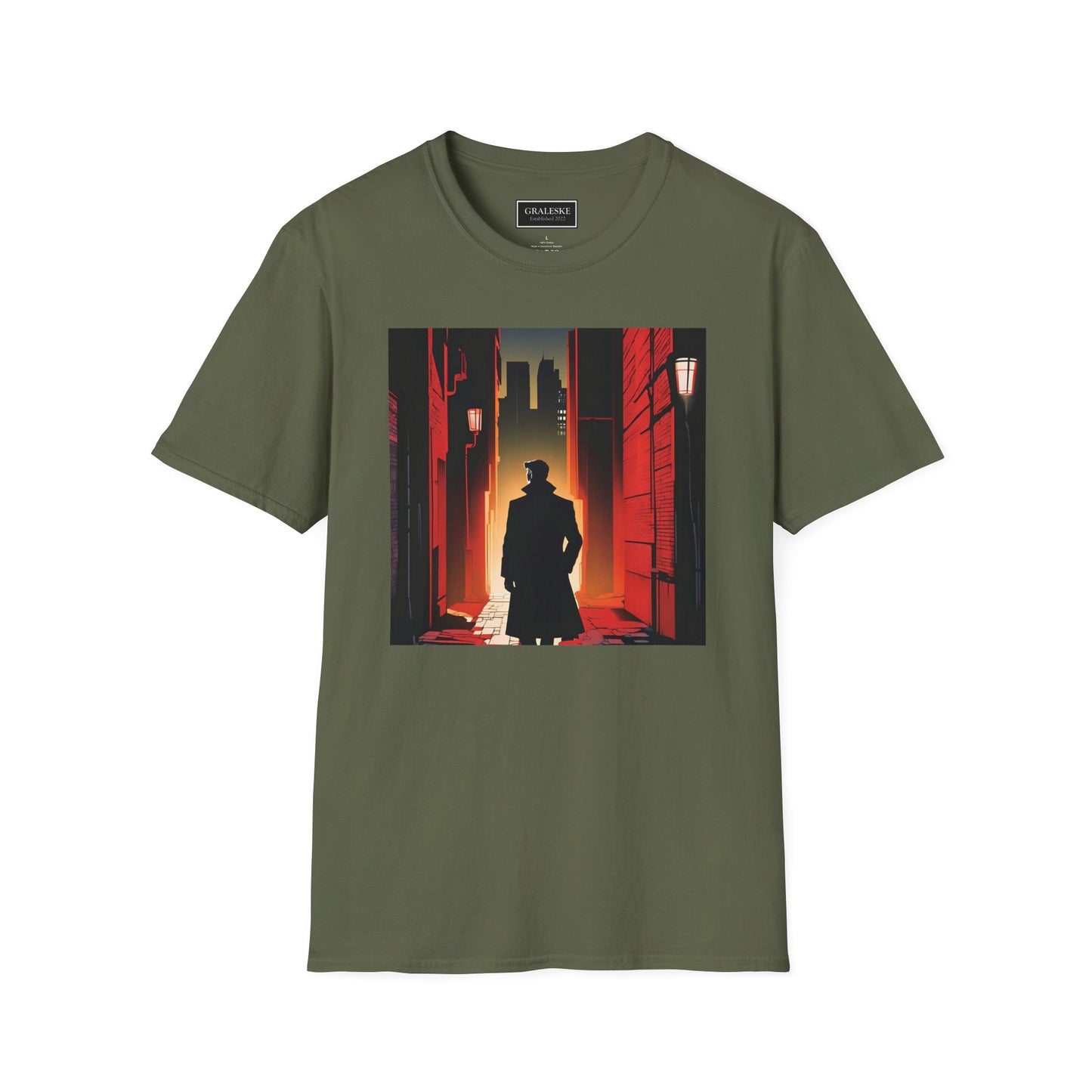 Trench coat man Unisex T-Shirt - Graleske