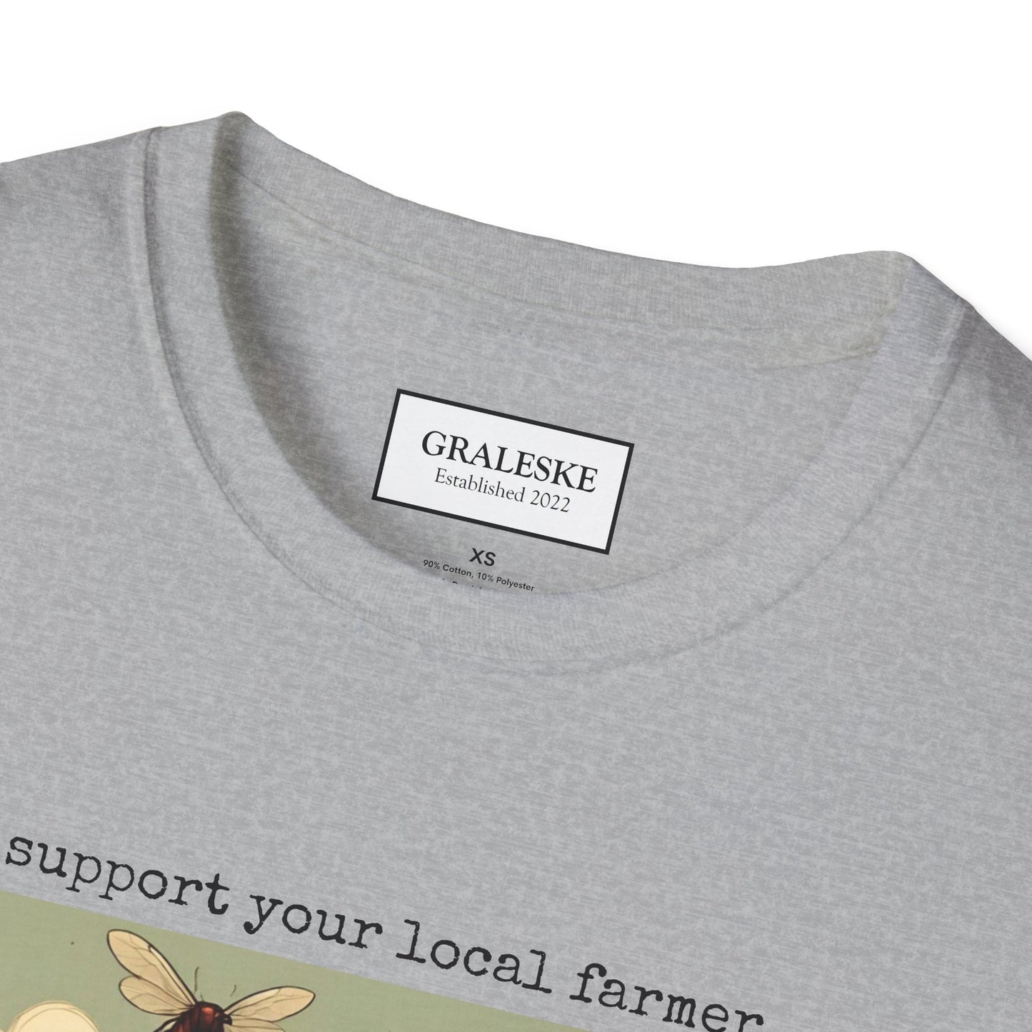 support your local farmer fly attack - T-Shirt - Graleske