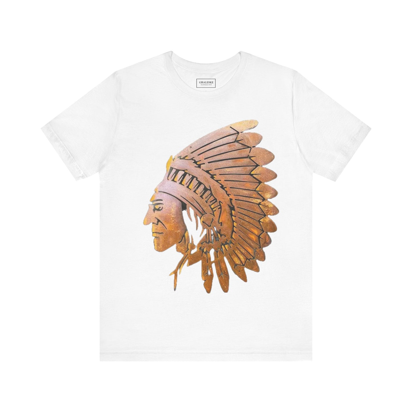 Geronimo headdress Unisex Tee - Graleske