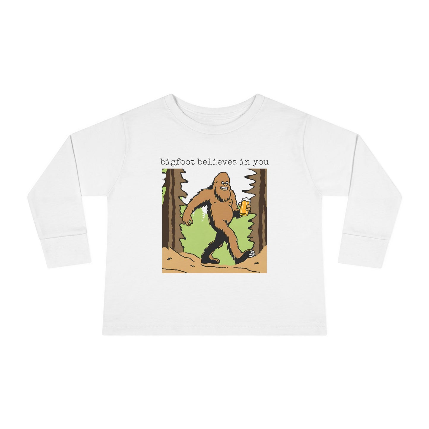 Toddler Tee - Bigfoot Believes in You - Graleske