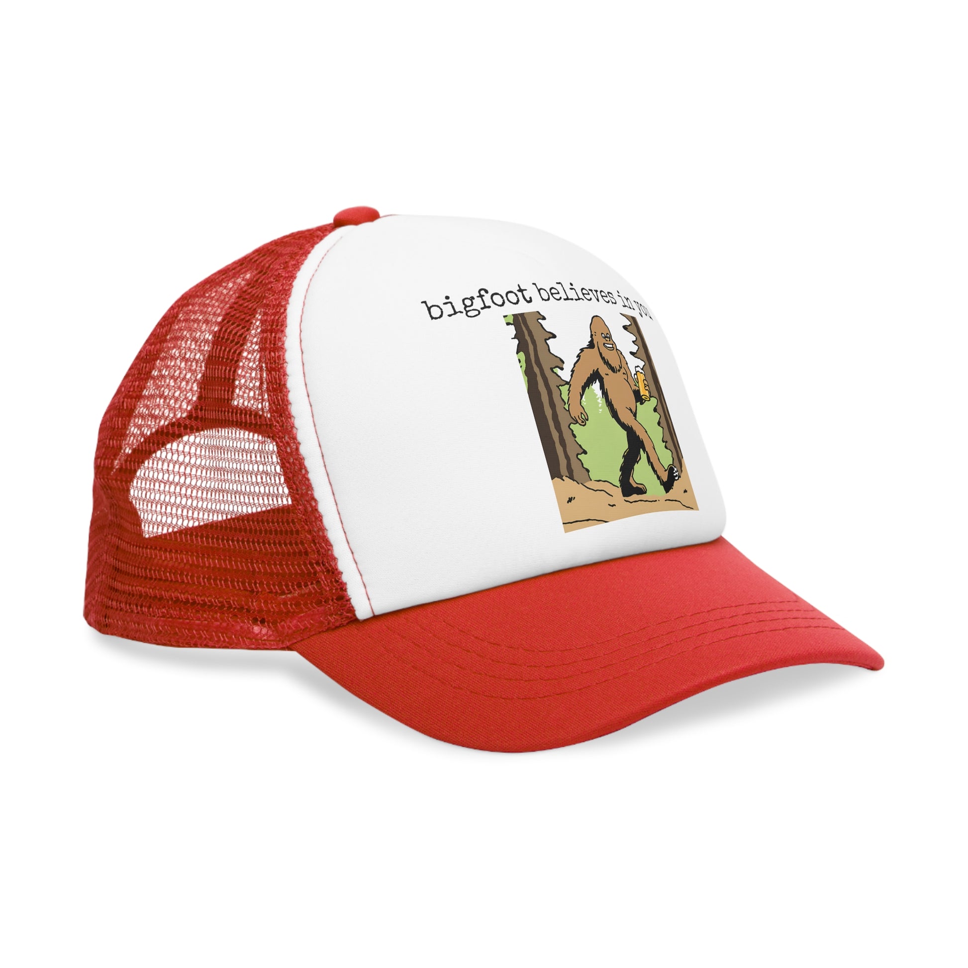 Mesh Cap - bigfoot believes in you - Graleske