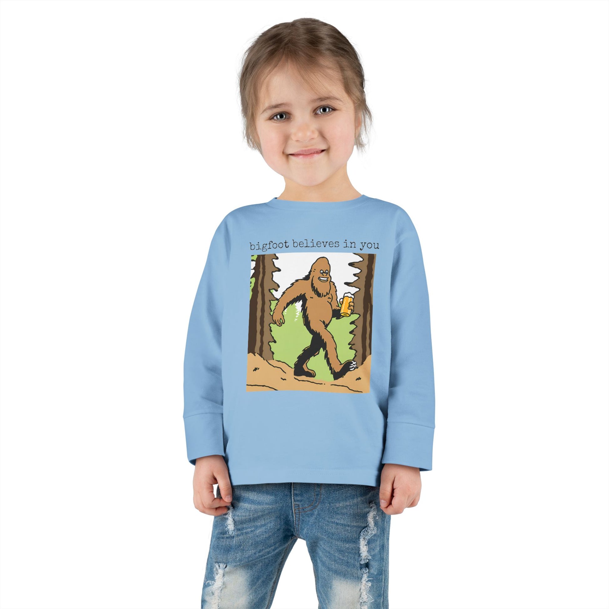 Toddler Tee - Bigfoot Believes in You - Graleske