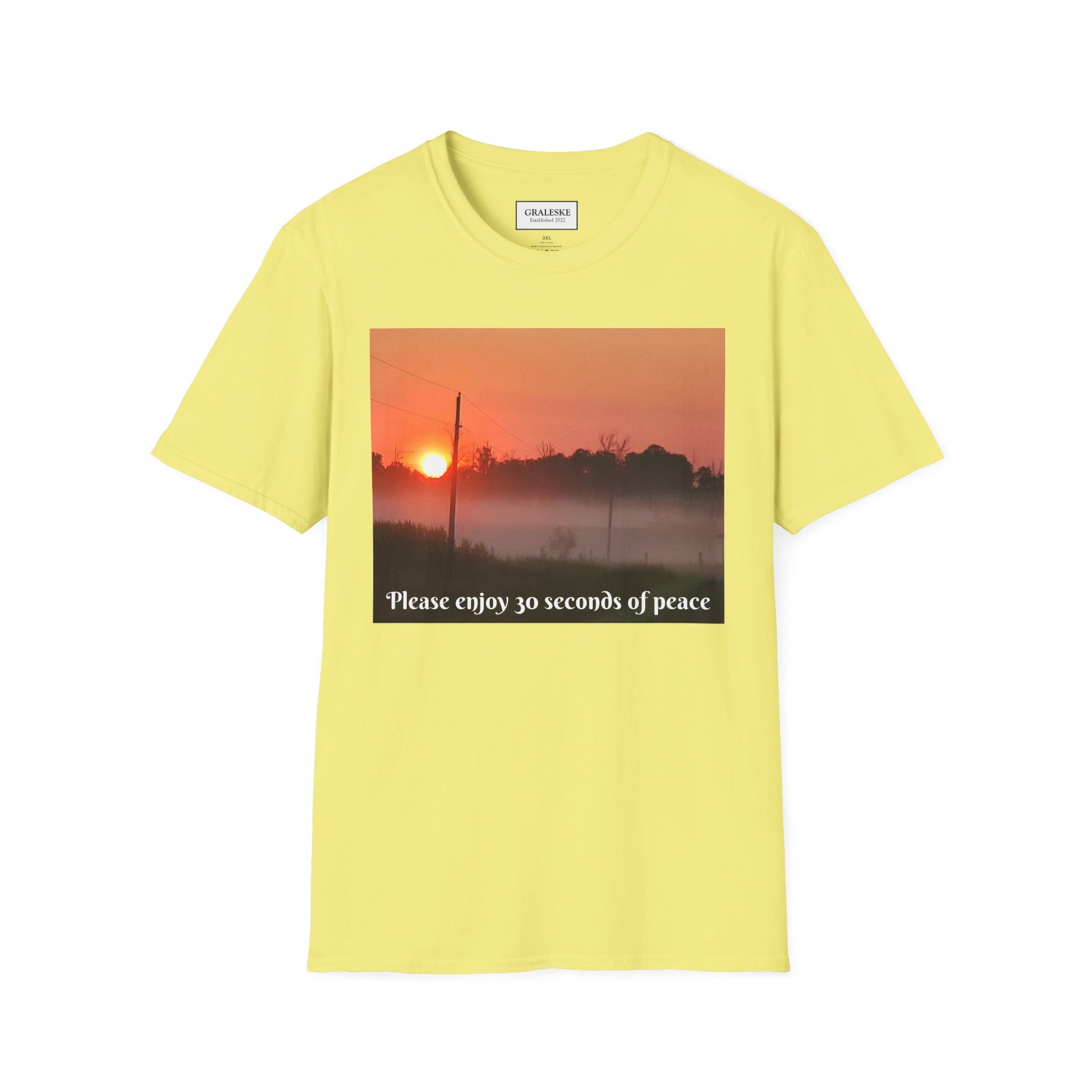 Photography Collection Unisex T-Shirt - 30 Seconds of Peace #3 - Graleske