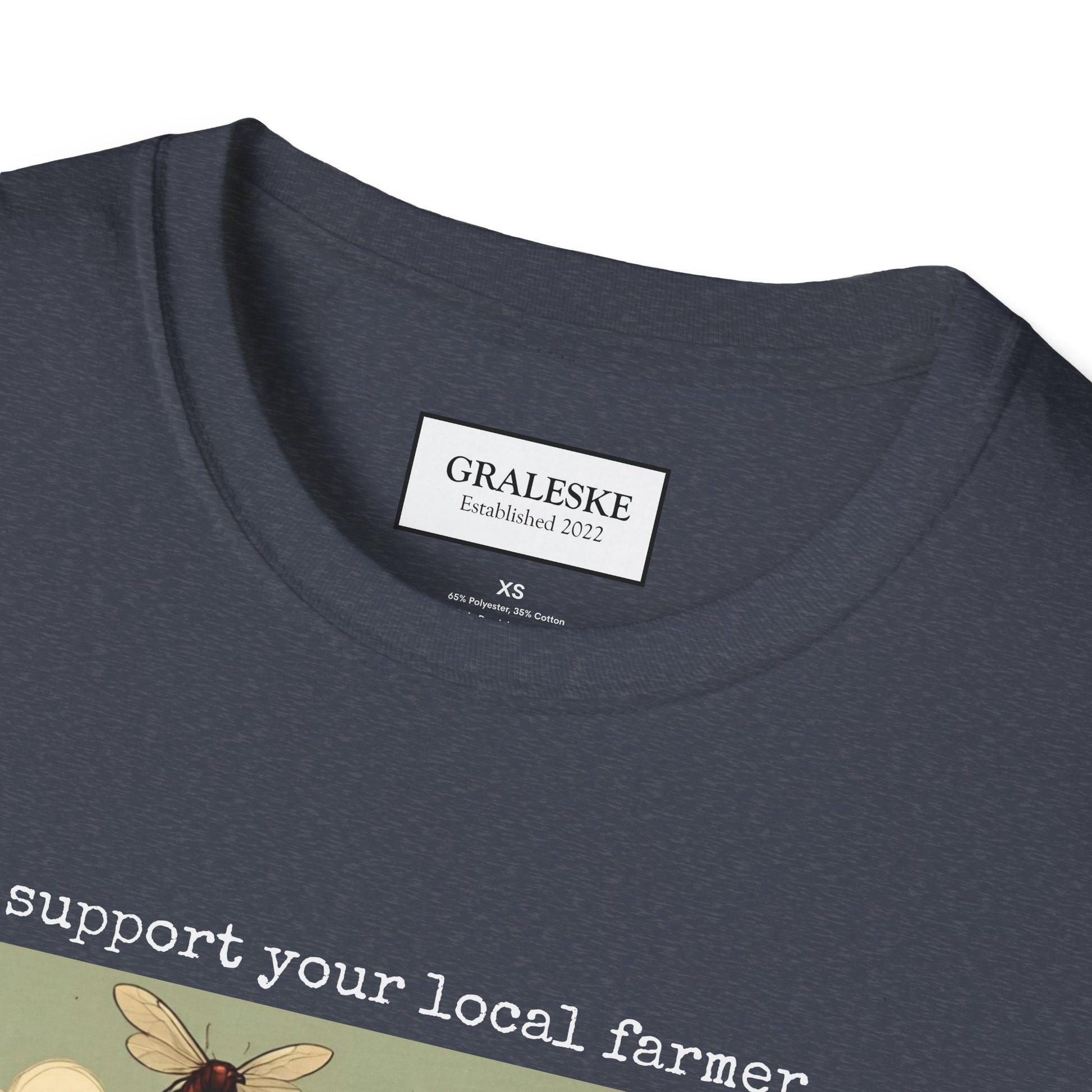 support your local farmer fly attack - T-Shirt - Graleske