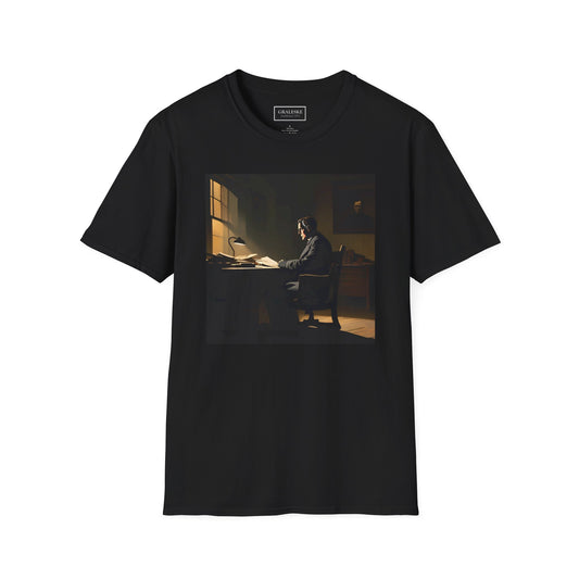 A man in his study - Unisex T-Shirt - Graleske