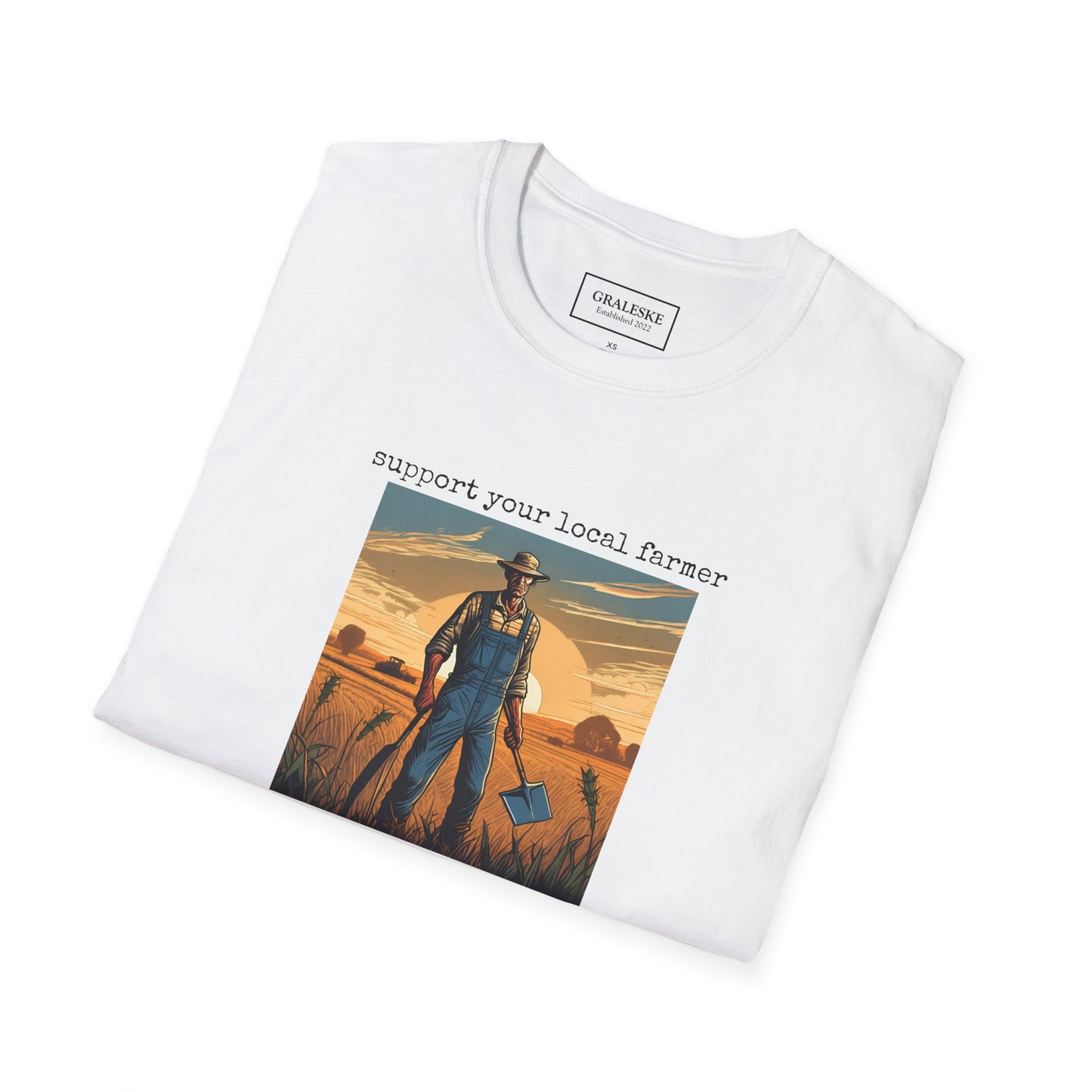 Farmer Support Unisex T-Shirt - Farmer Facing Off - Graleske