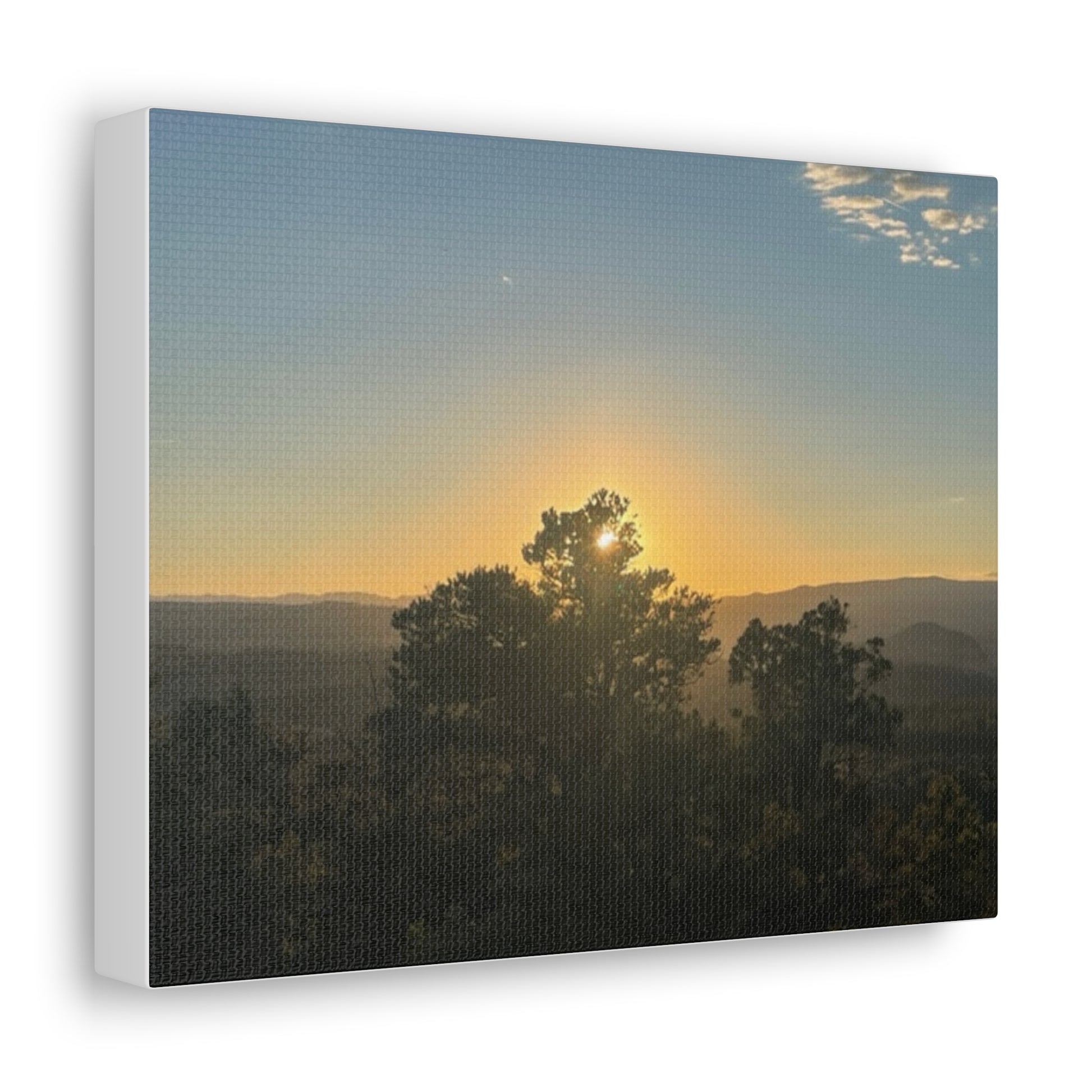 Canvas Gallery Wrap - Beautiful Sunset in Tree of Zion Wall Art - Graleske