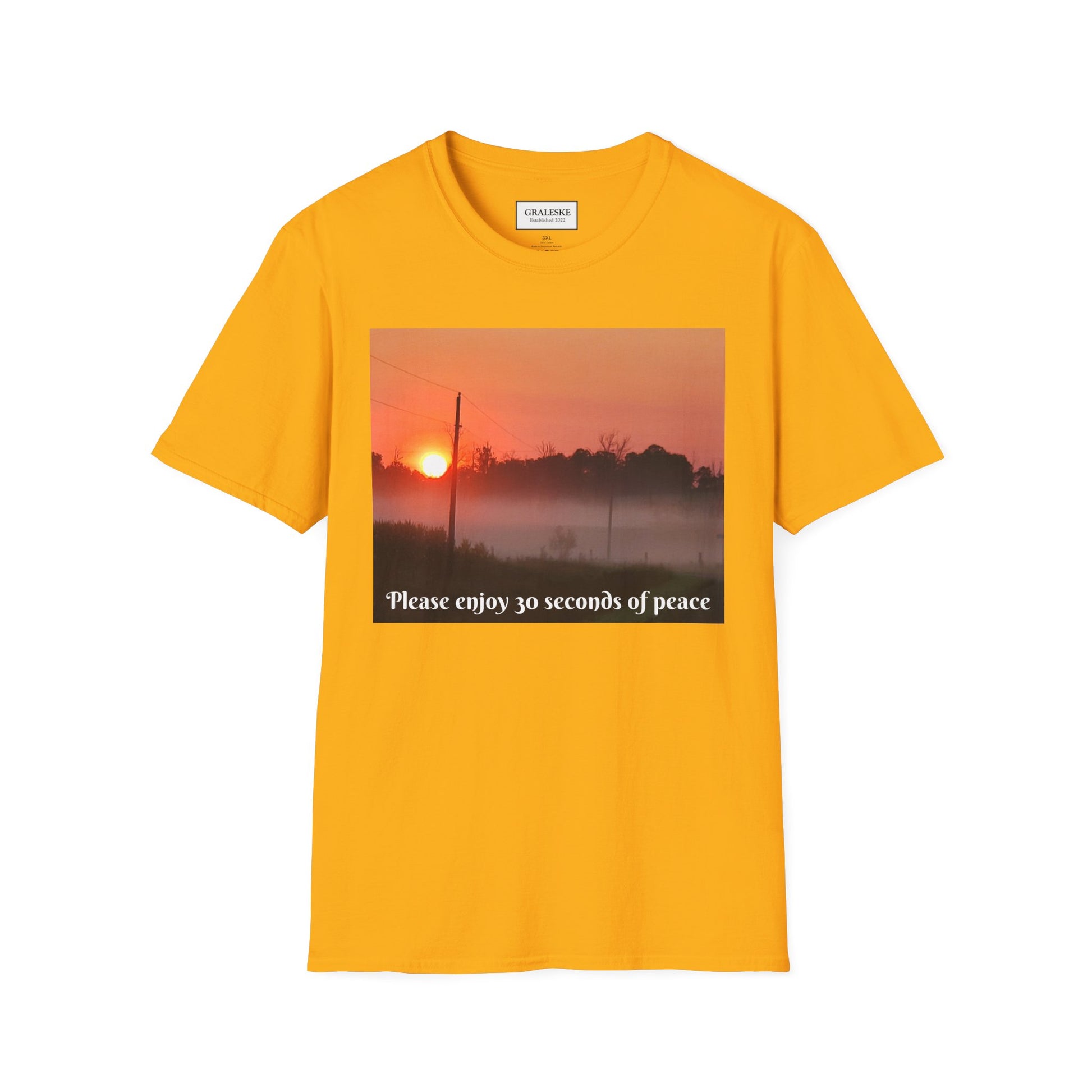 Photography Collection Unisex T-Shirt - 30 Seconds of Peace #3 - Graleske