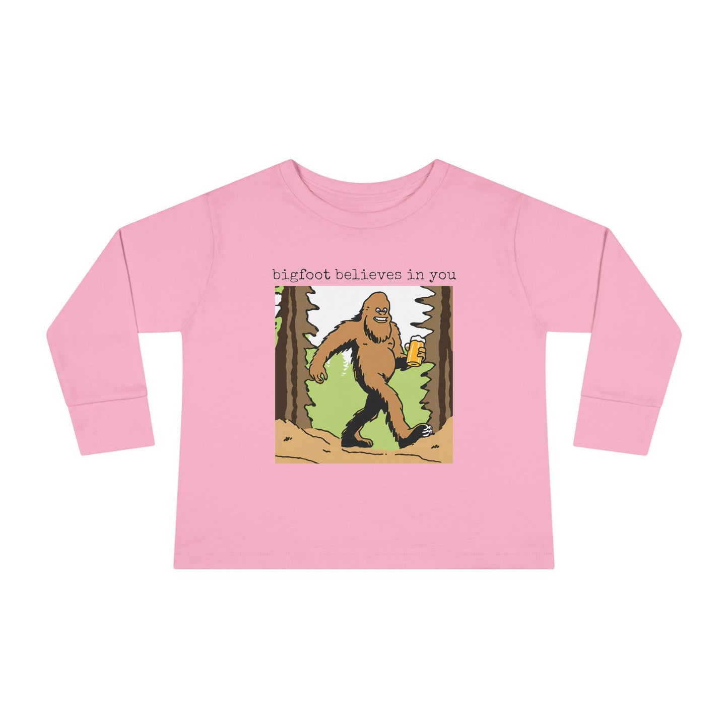 Toddler Tee - Bigfoot Believes in You - Graleske