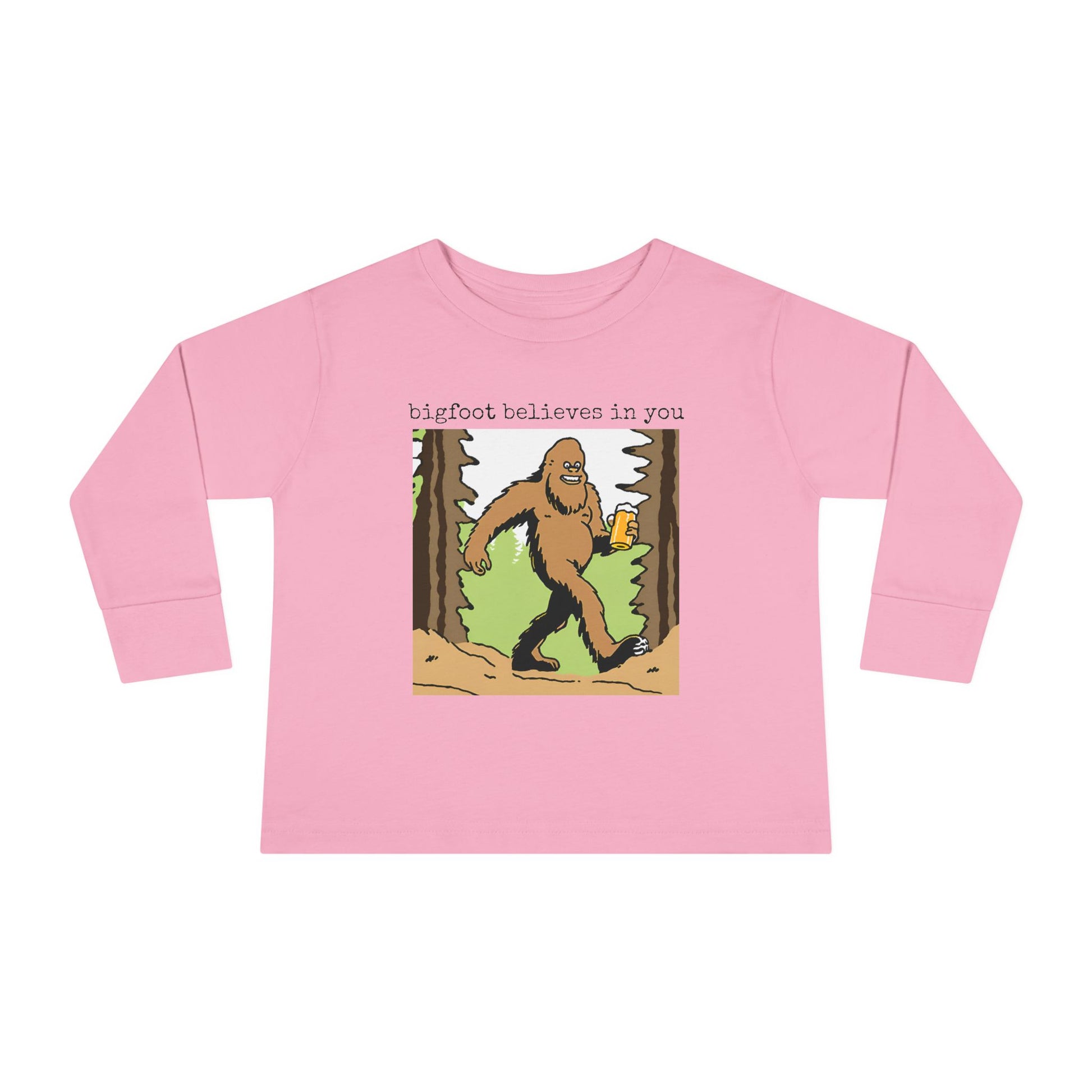 Toddler Tee - Bigfoot Believes in You - Graleske