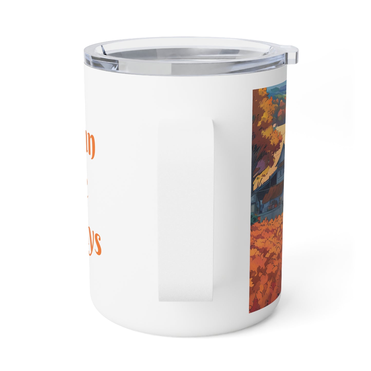 Autumn has the best days -2024 #2 - Insulated Coffee Mug, 10oz - Graleske