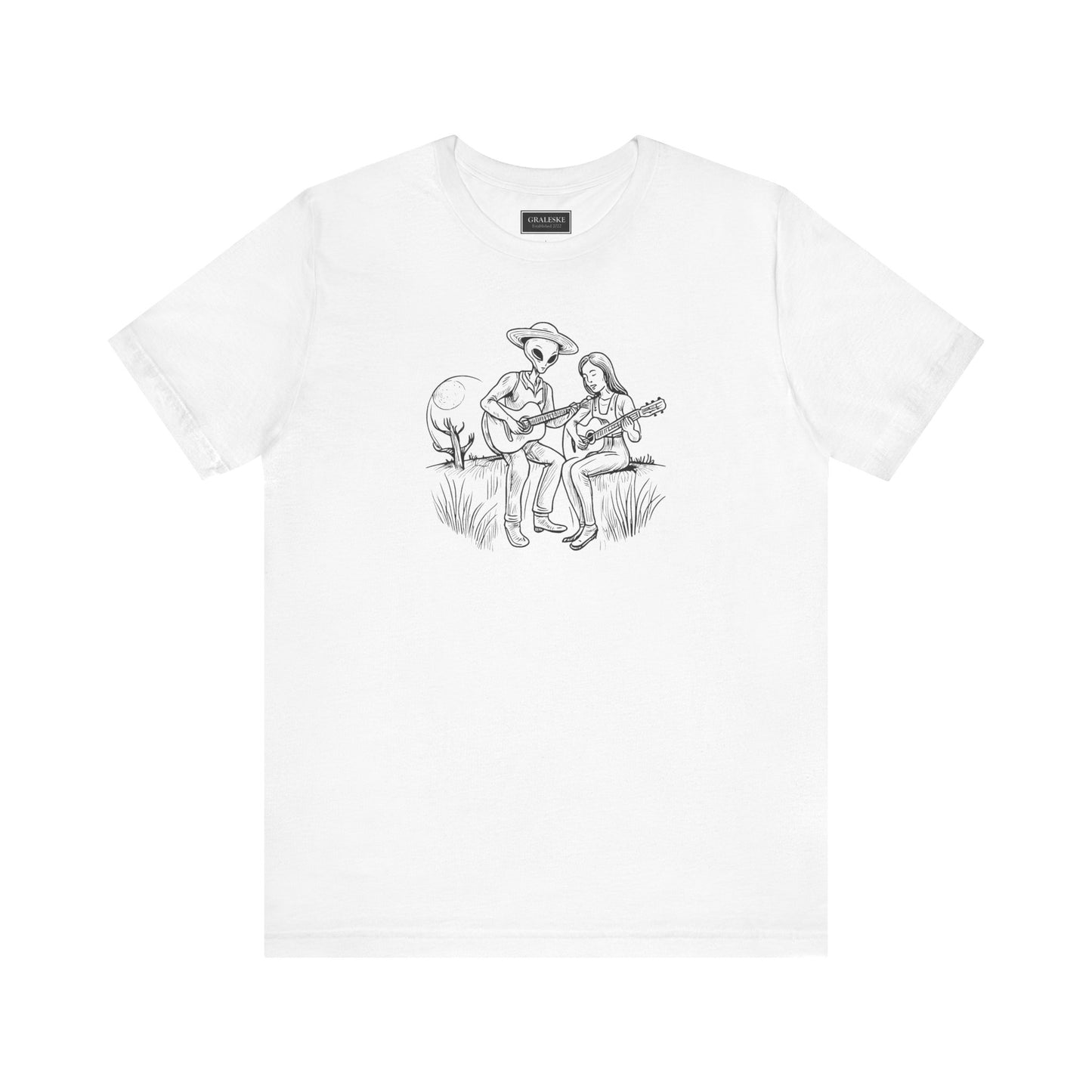 Aliens Visit Farm Tee Shirt - Graleske