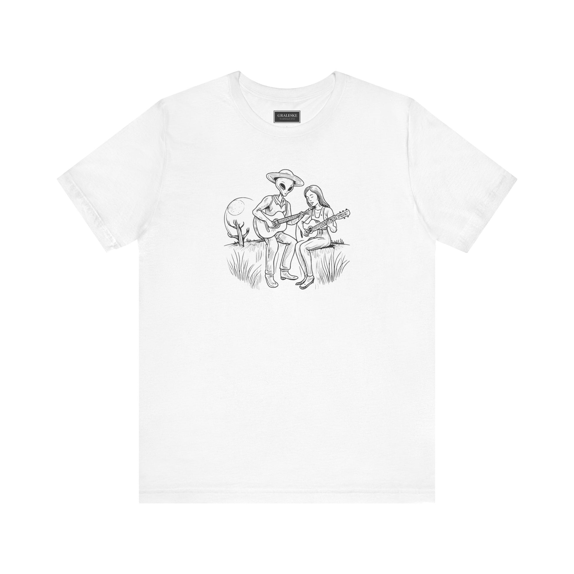 Aliens Visit Farm Tee Shirt - Graleske