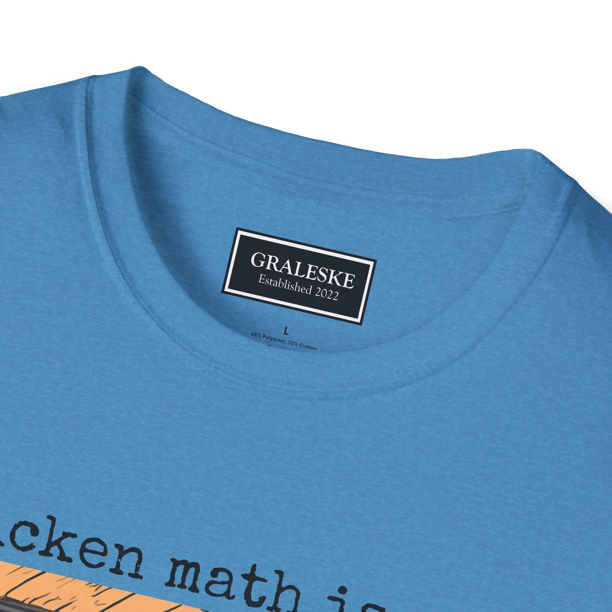 Chicken Math Unisex T-Shirt - Funny Chicken Lover Graphic Tee - Graleske