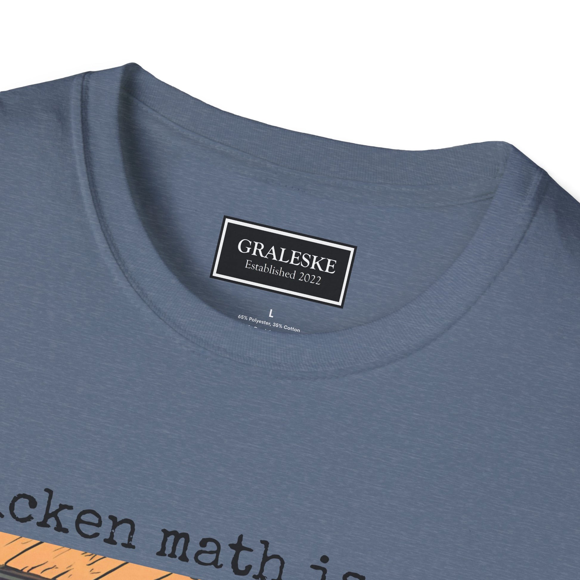 Chicken Math Unisex T-Shirt - Funny Chicken Lover Graphic Tee - Graleske