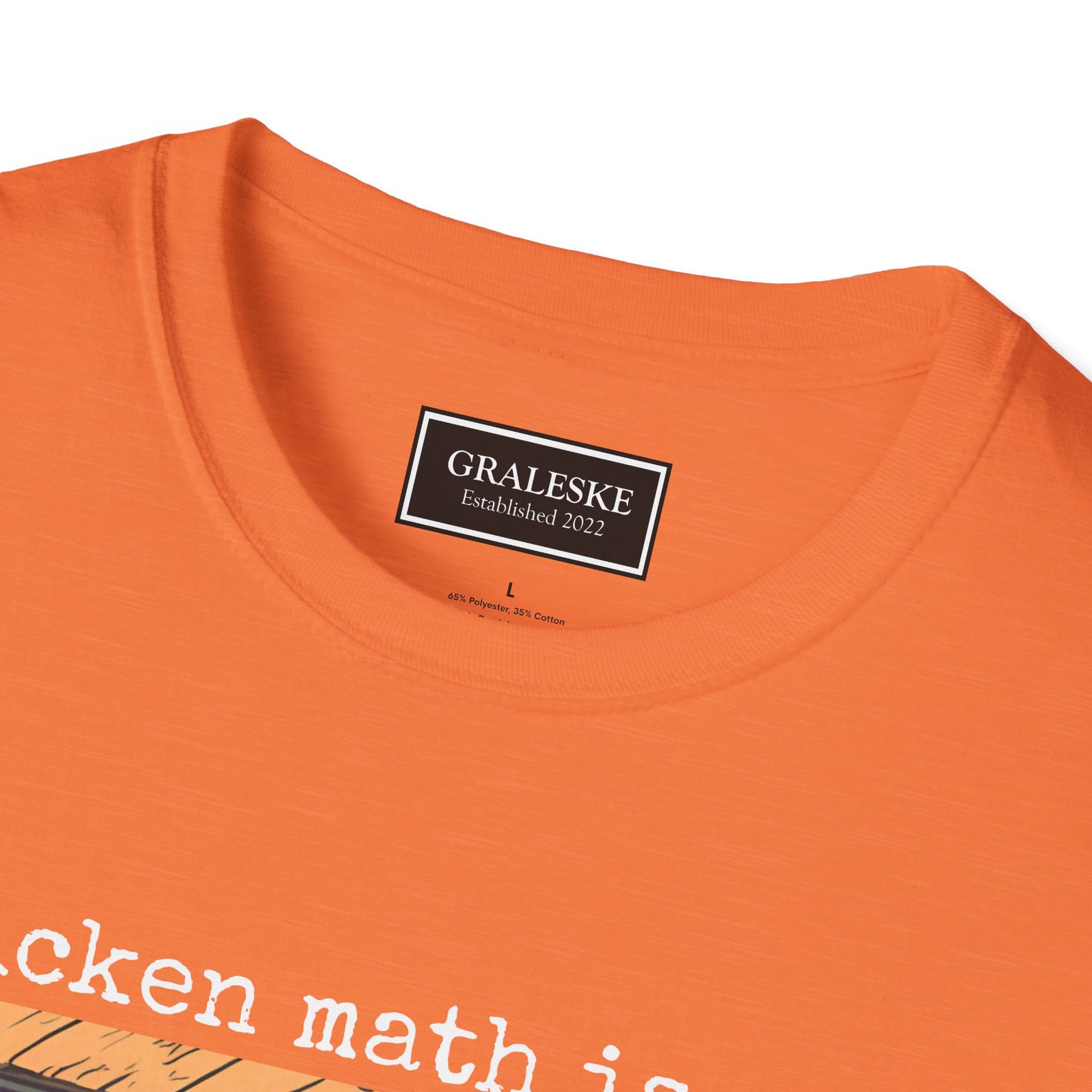 Chicken Math Unisex T-Shirt - Funny Chicken Lover Graphic Tee - Graleske