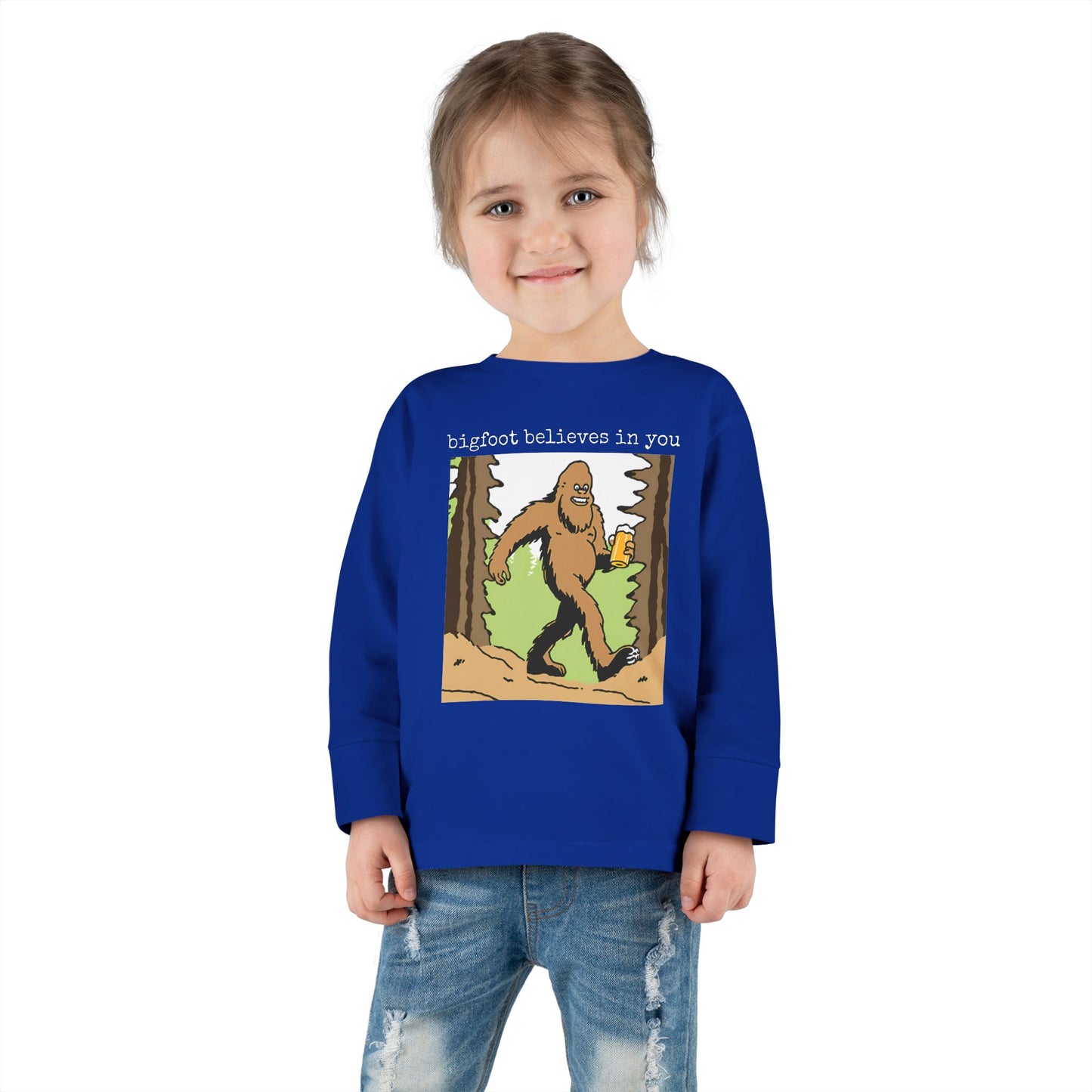 Toddler Tee - Bigfoot Believes in You - Graleske