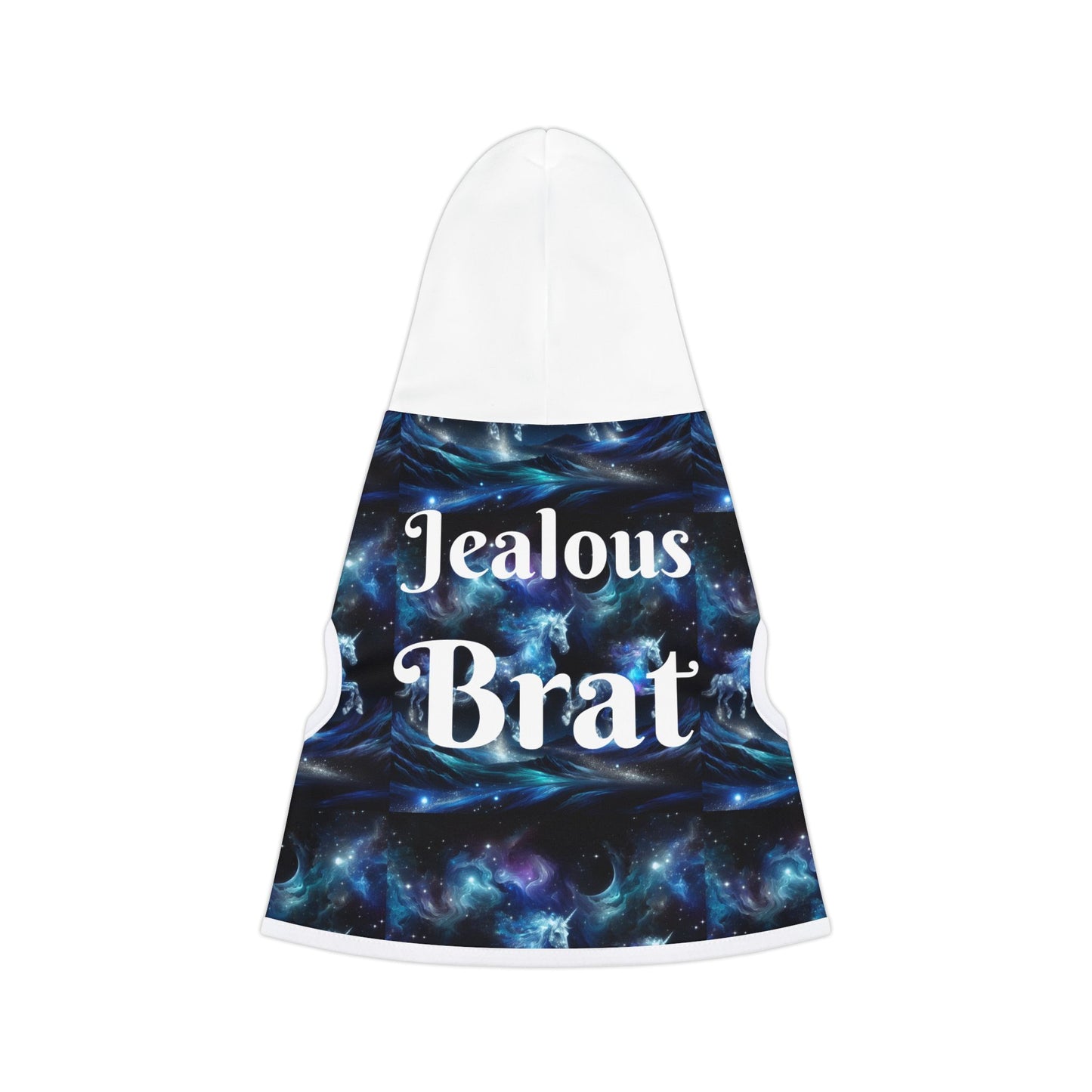 Pet Hoodie - Jealous Brat Unicorn Dog Design - Graleske