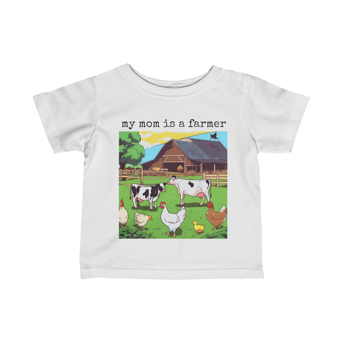 Toddler Farmer T-Shirt - my mom is a farmer - 2024 #2 - Graleske