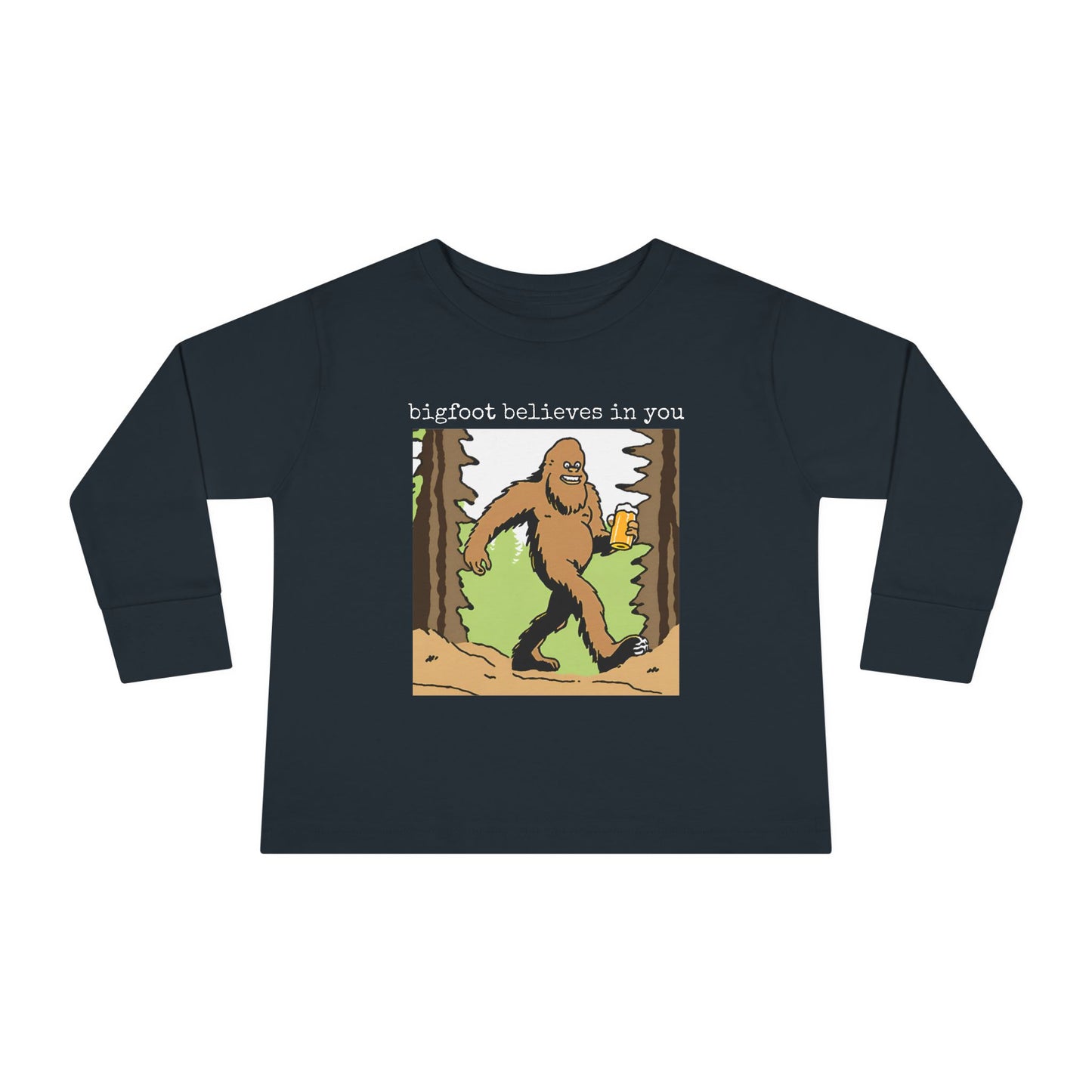 Toddler Tee - Bigfoot Believes in You - Graleske