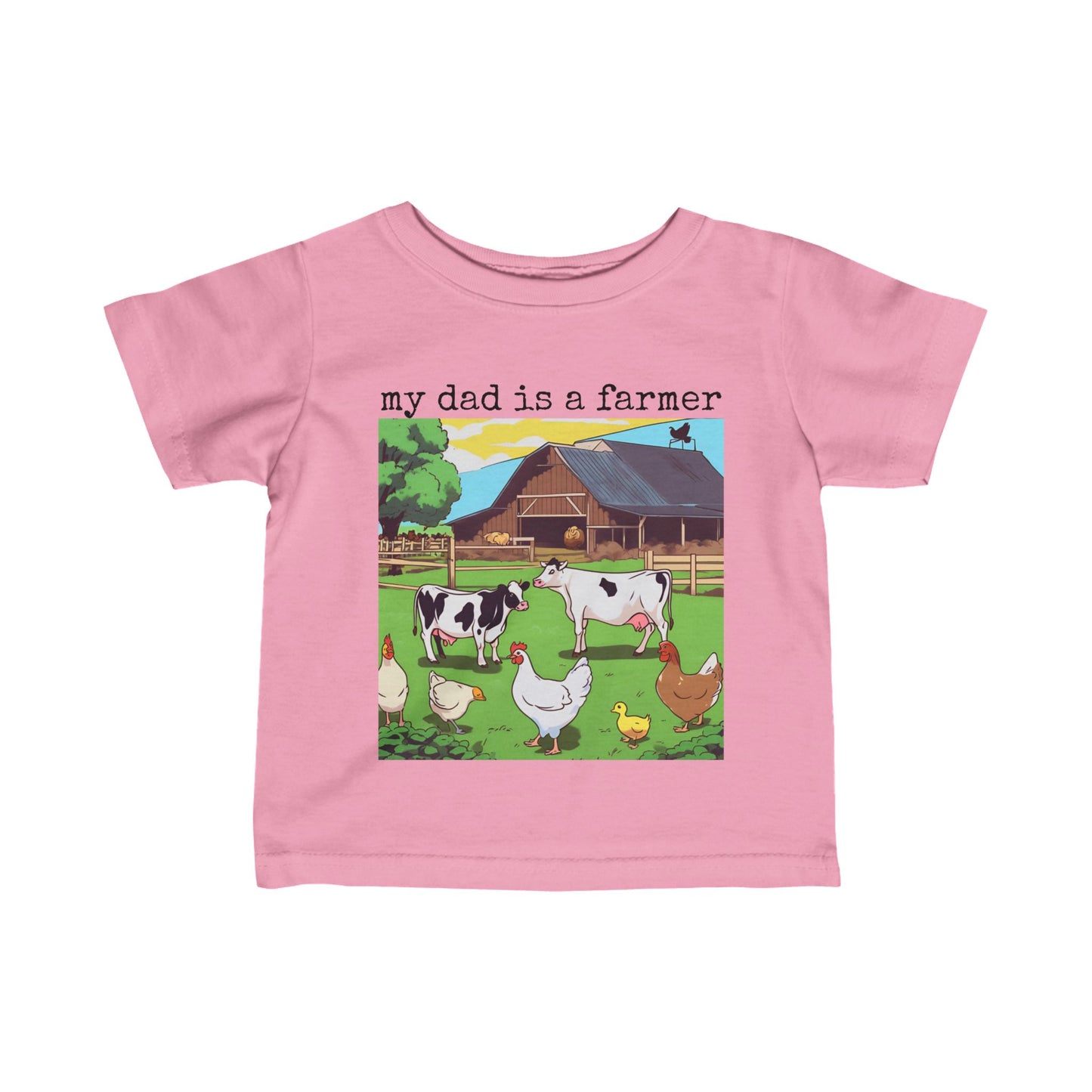 Toddler Farmer T-Shirt - my dad is a farmer - 2024 #2 - Graleske