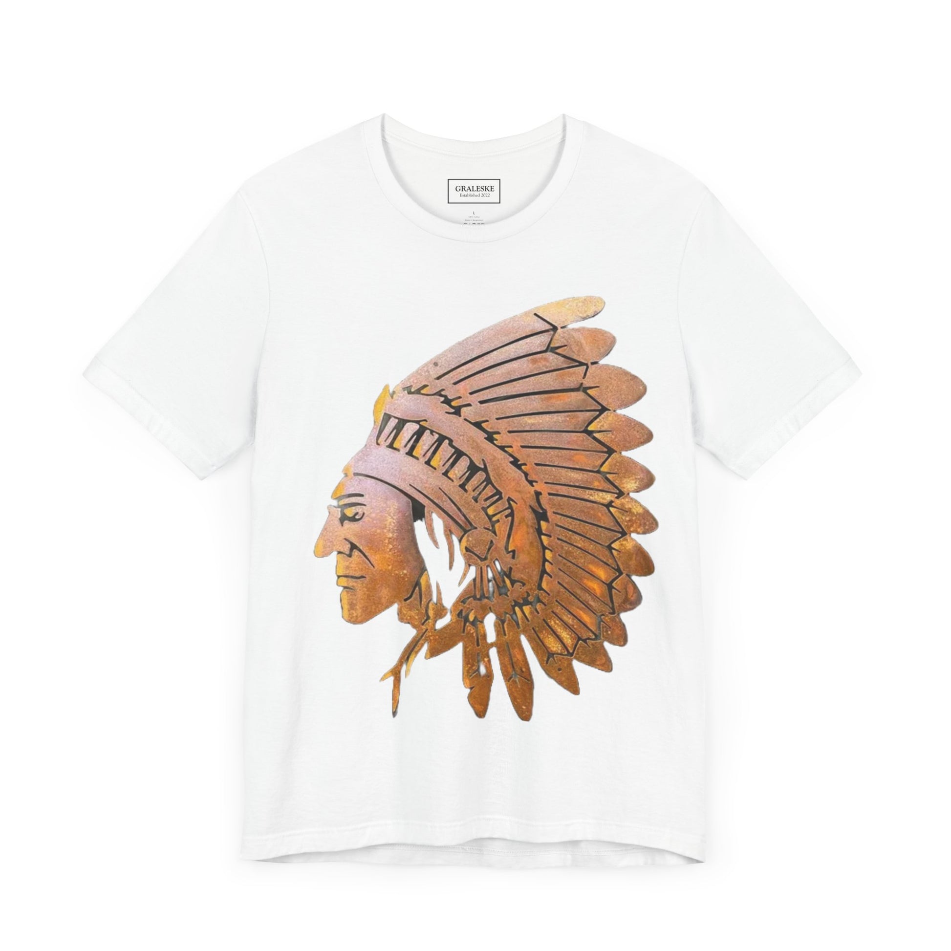 Geronimo headdress Unisex Tee - Graleske