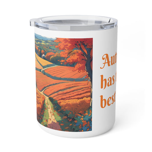 Autumn has the best days -2024 #2 - Insulated Coffee Mug, 10oz - Graleske