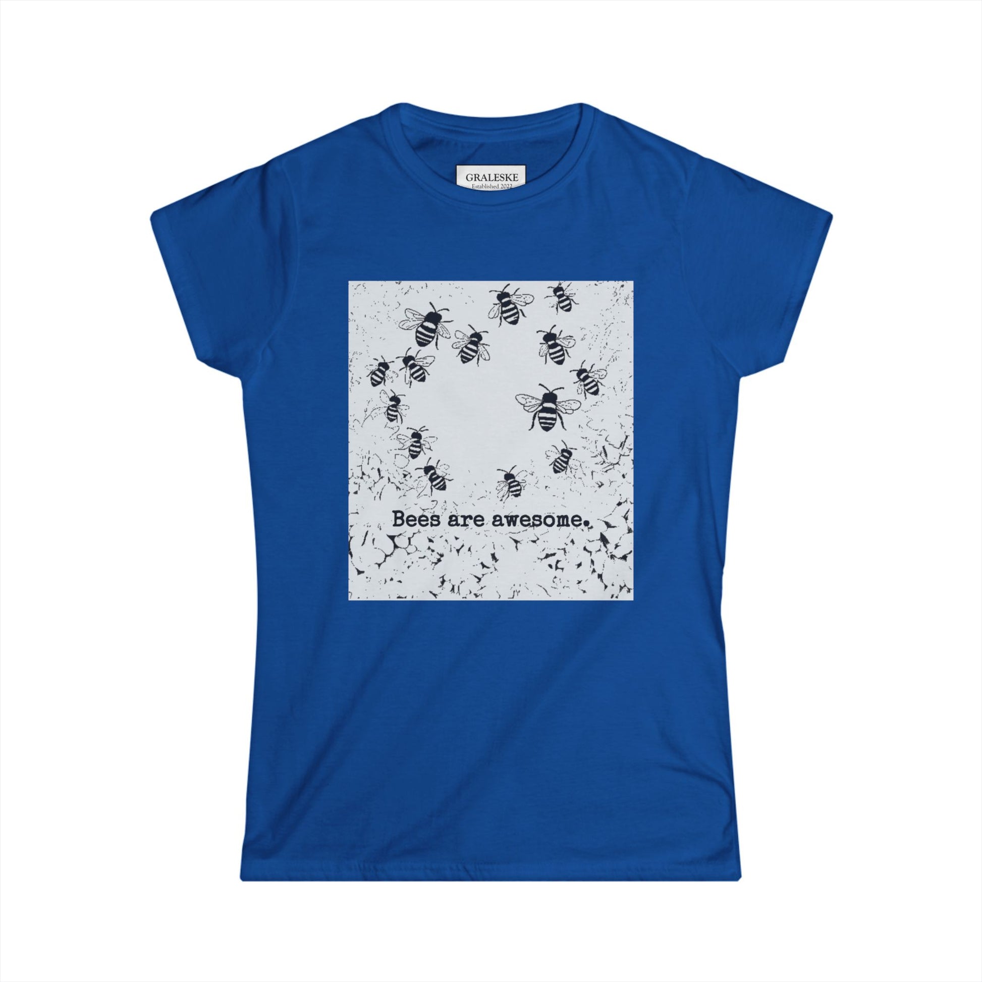 bees are awesome - Women's Softstyle Tee - Graleske